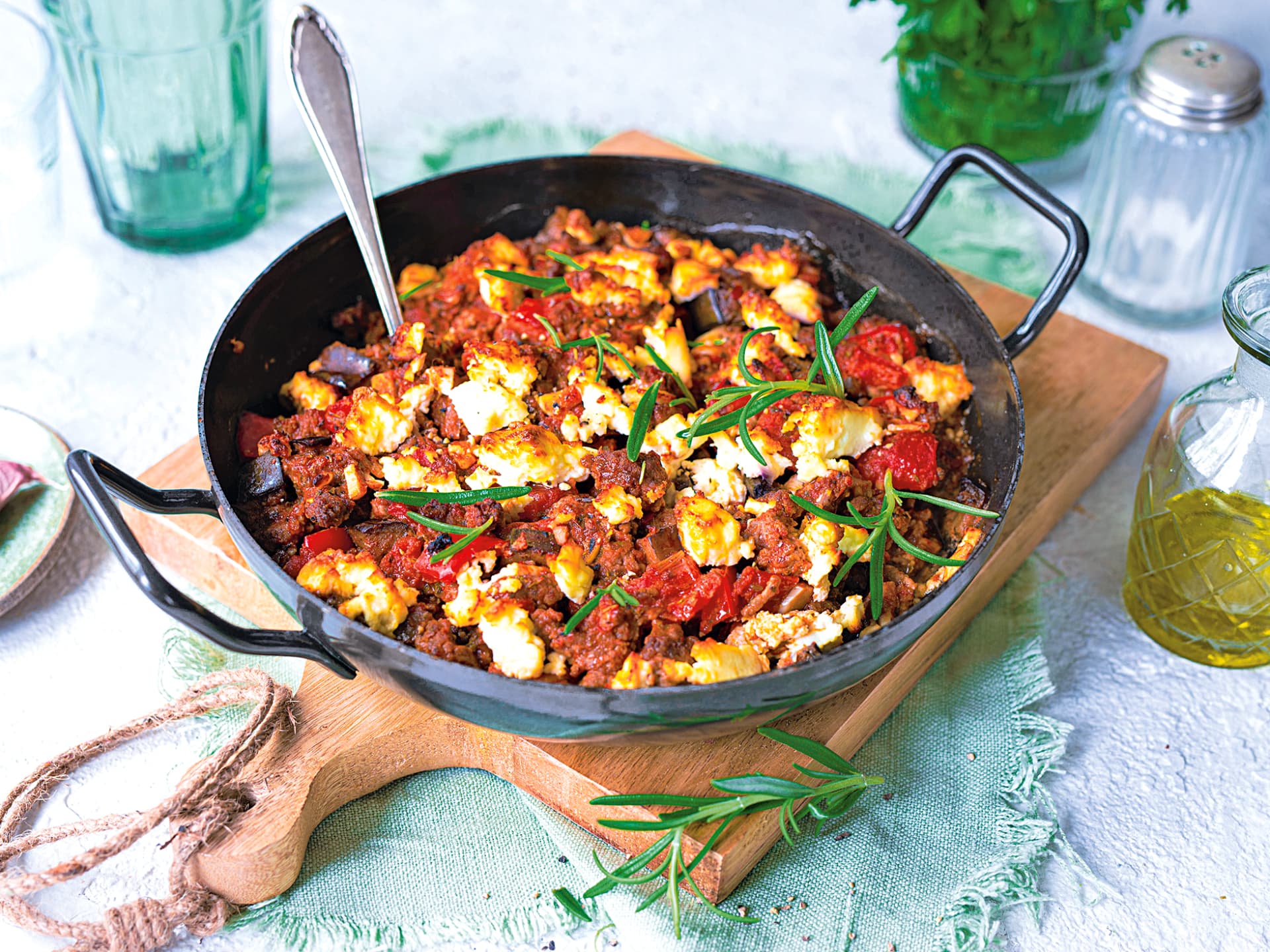 Hackfleisch-Feta-Auflauf 