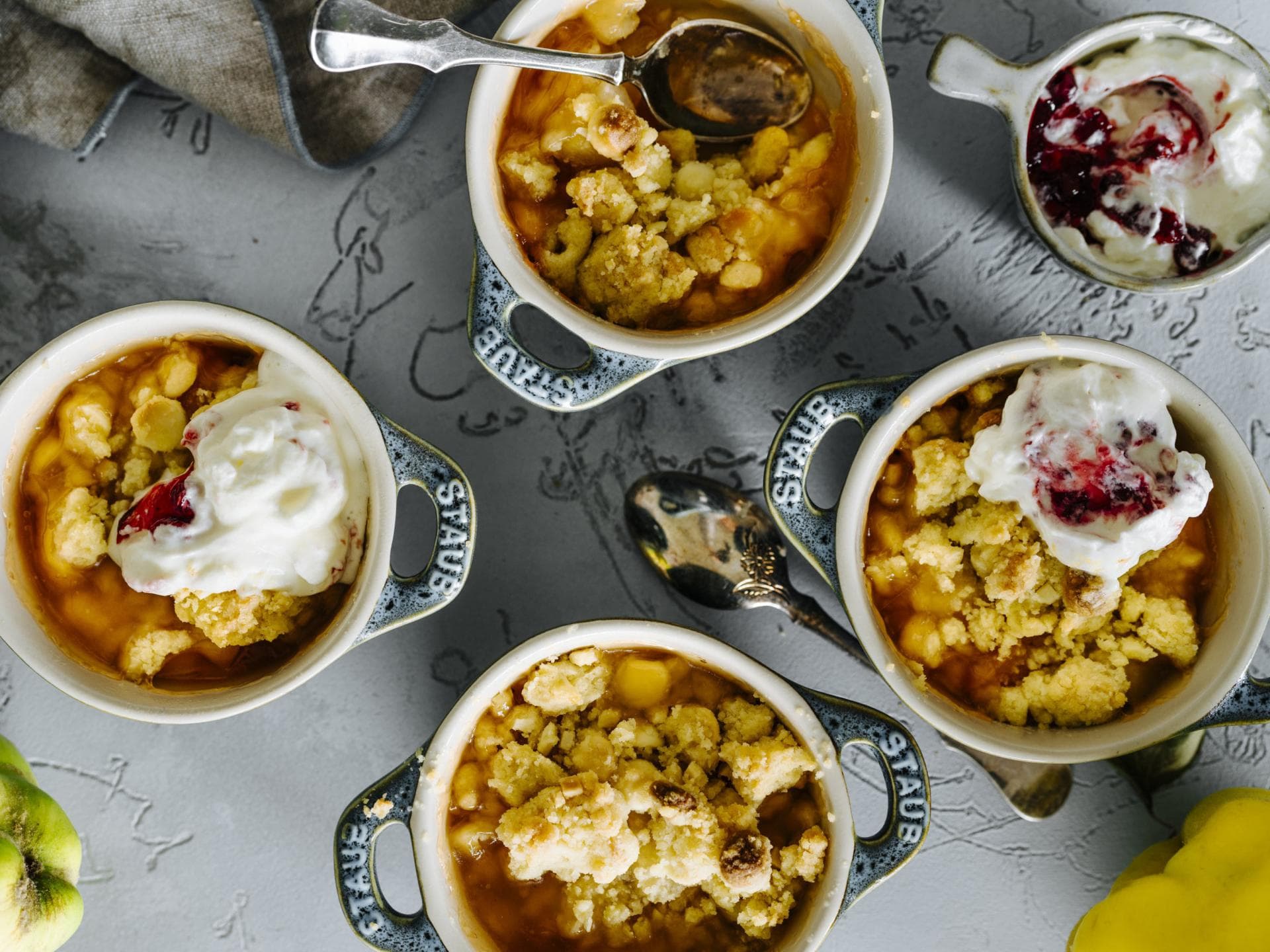 Quitten-Birnen-Crumble Quitten-Birnen-Crumble