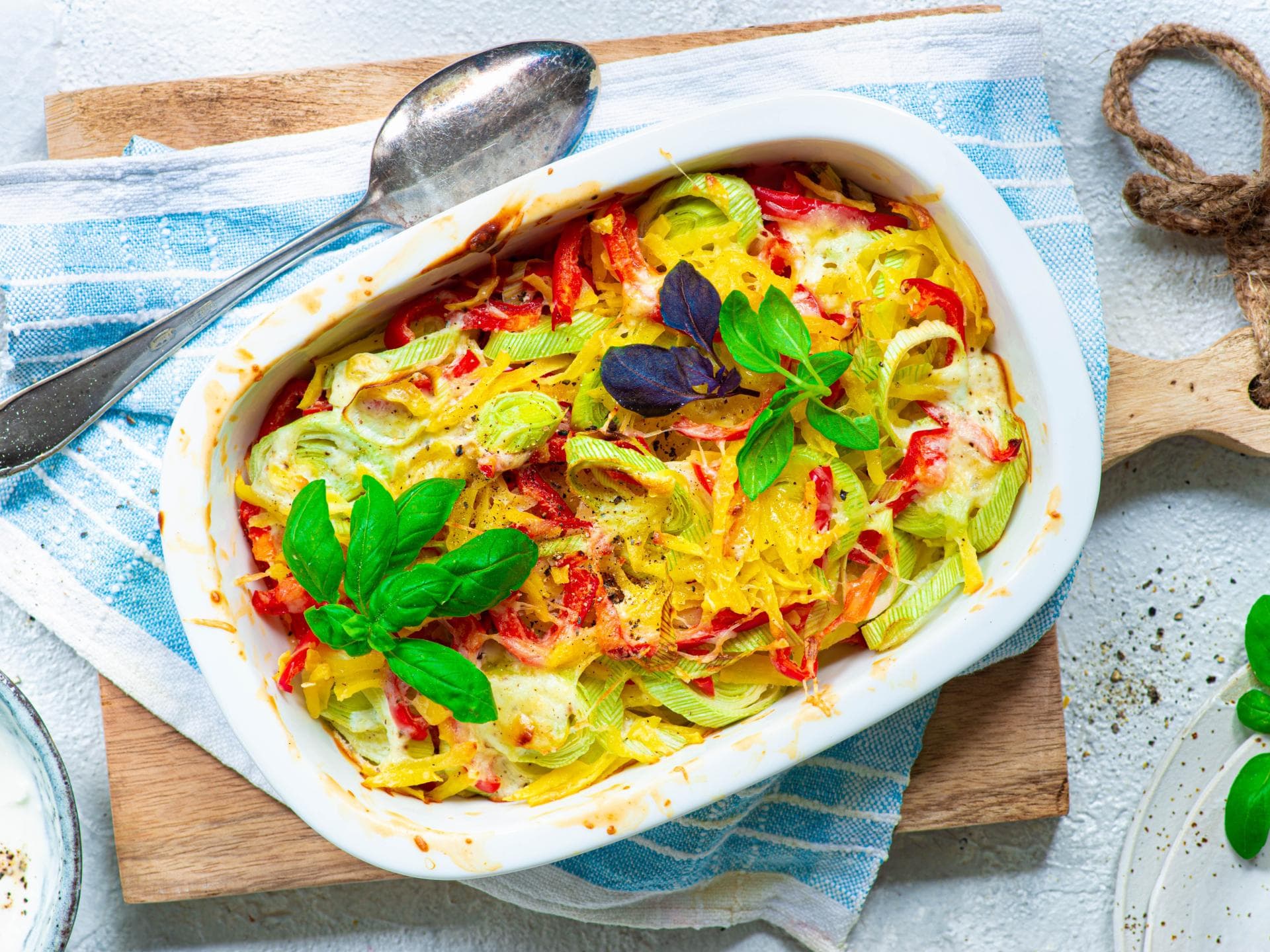 Vegetarischer Rösti-Auflauf 