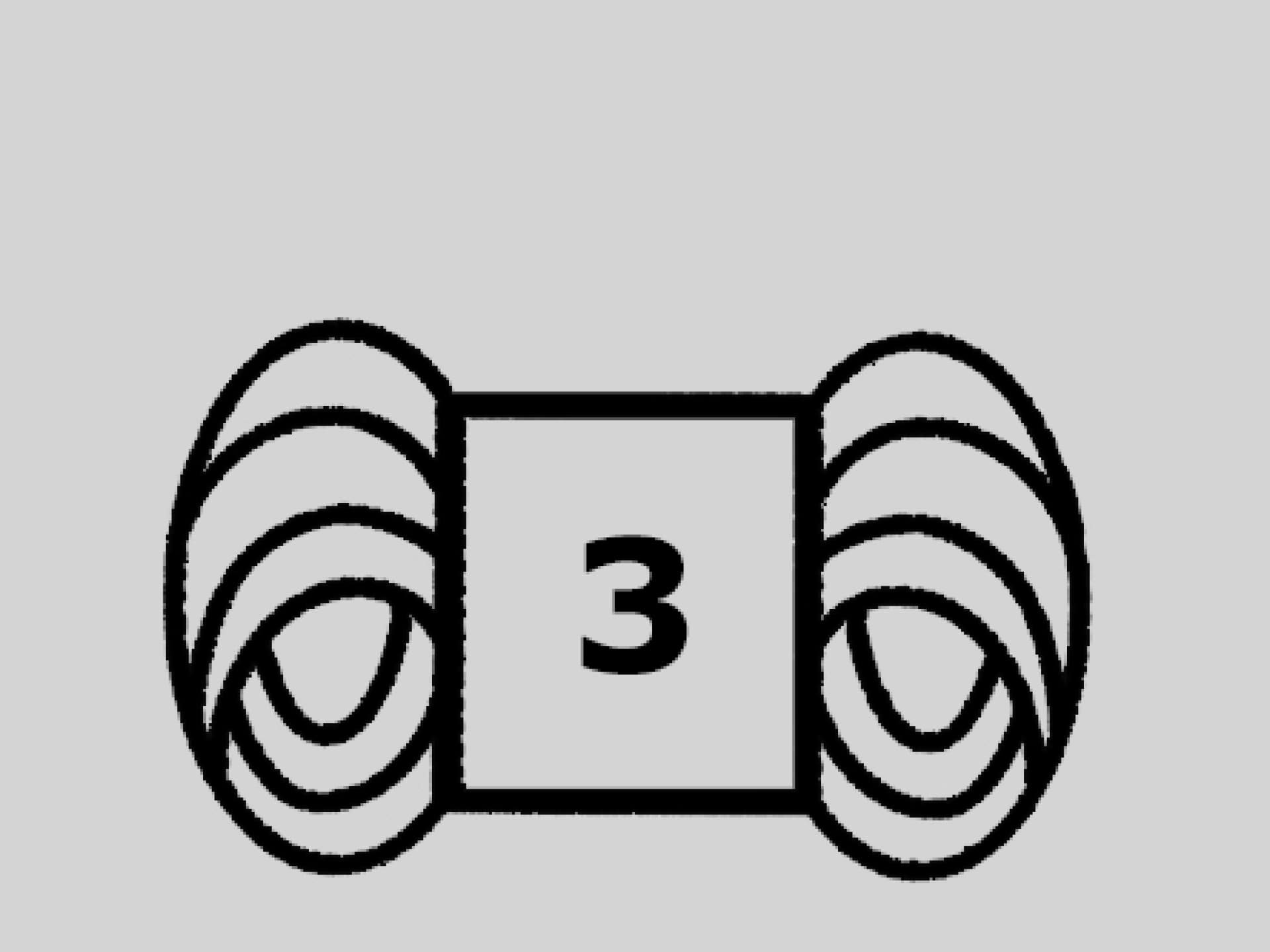 Dieses Stricksymbol steht für die Garnstärke Stricksymbol für die Garnstärke