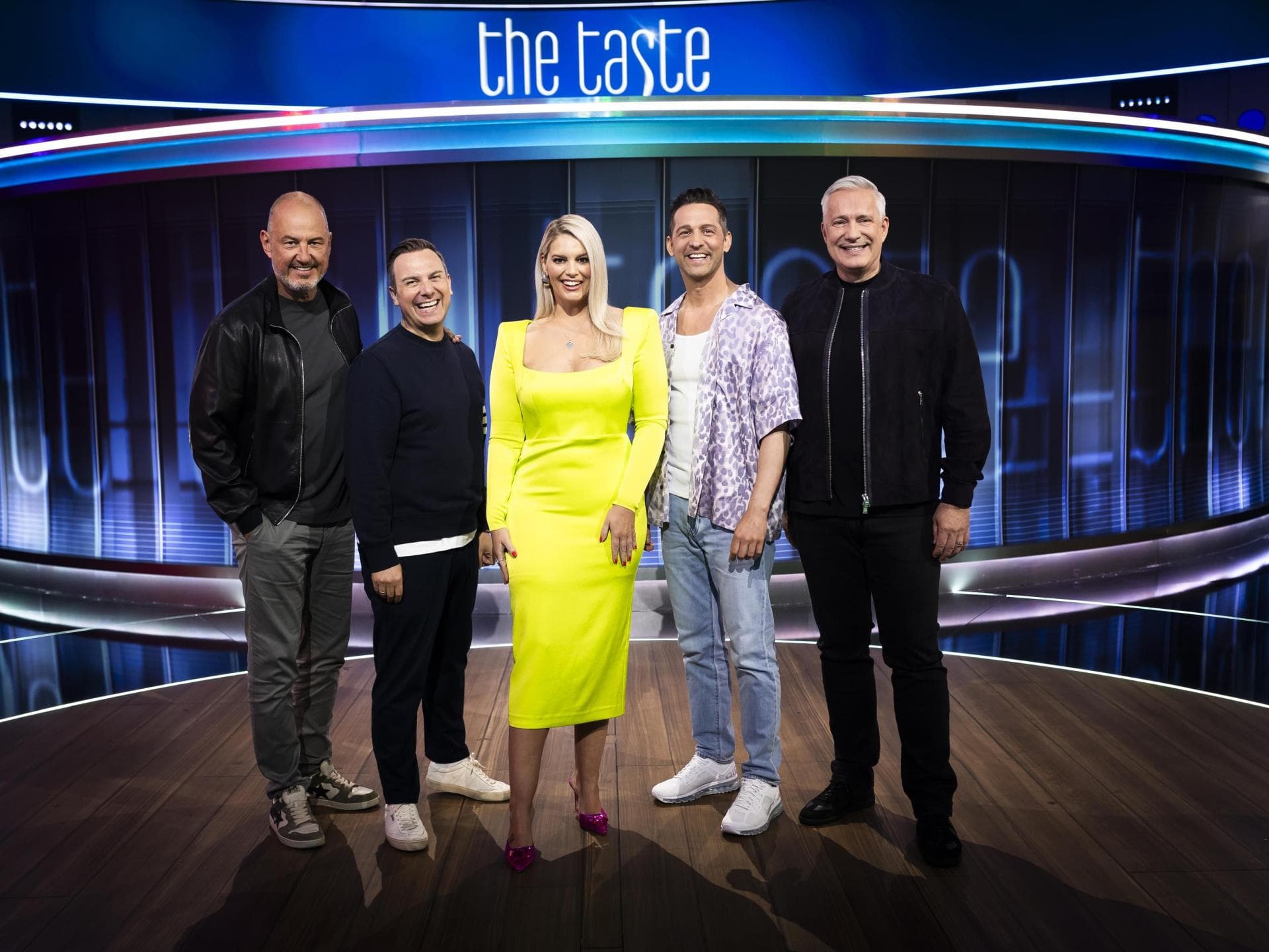 Frank Rosin, Tim Raue, Angelina Kirsch, Alexander Kumptner und Alexander Herrmann sind das Team von "The Taste"