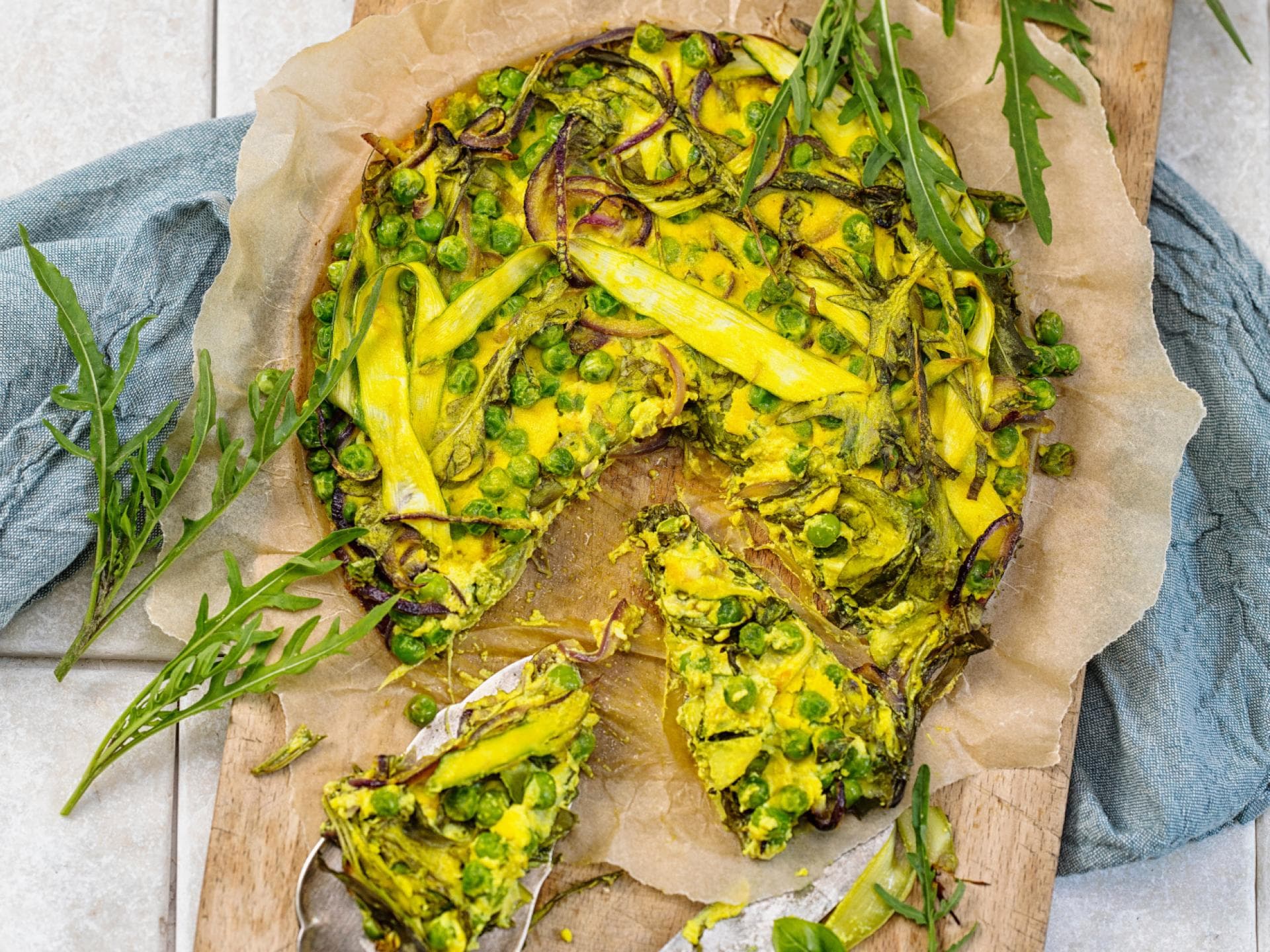 Vegane Gemüse-Frittata
