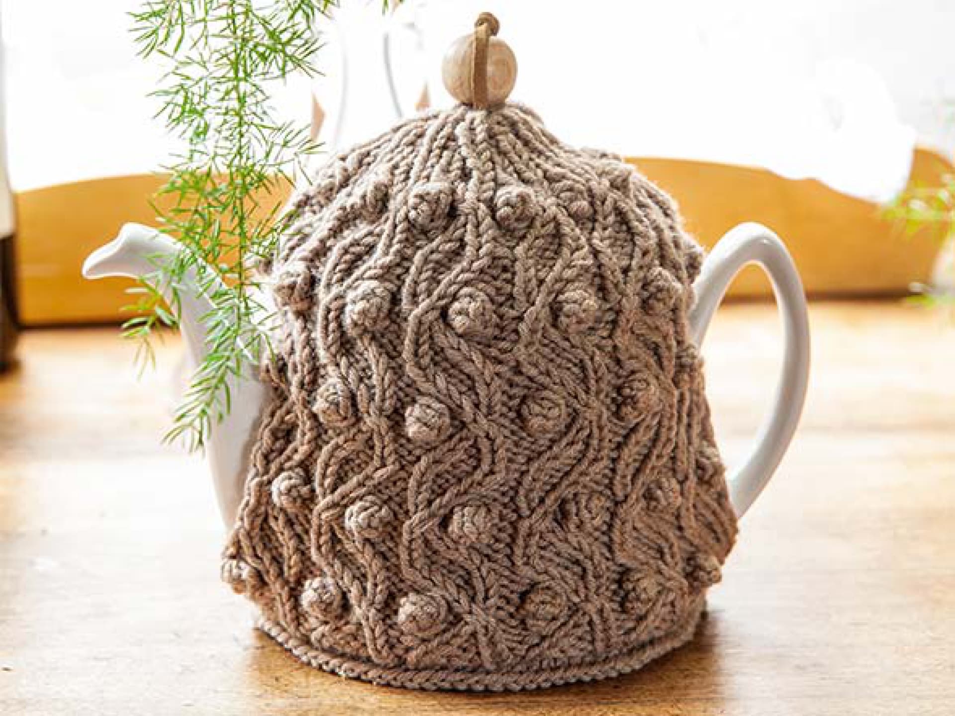 Weihnachtsgeschenke stricken - Teekannenwärmer