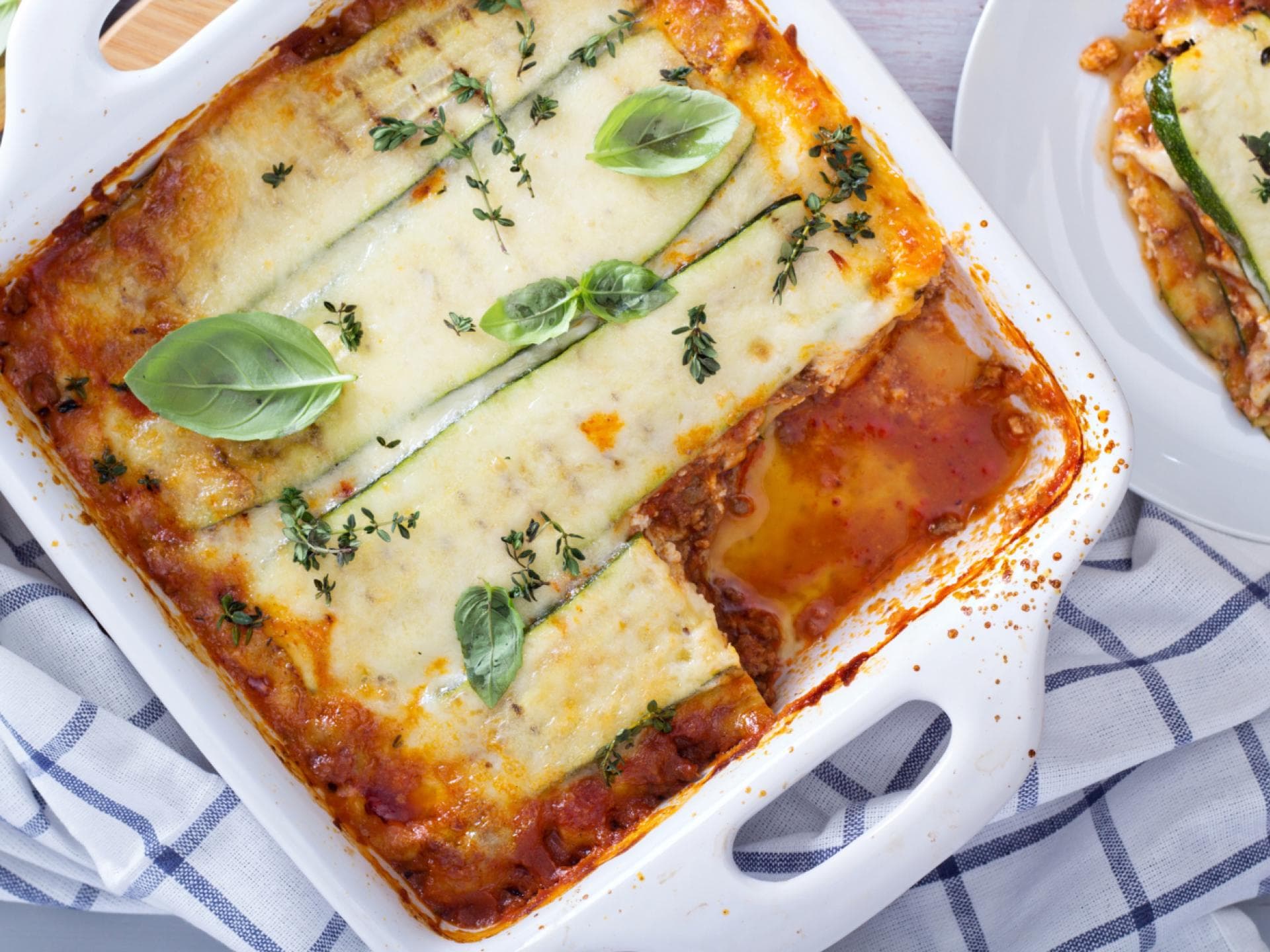 Vegetarische Zucchini-Lasagne