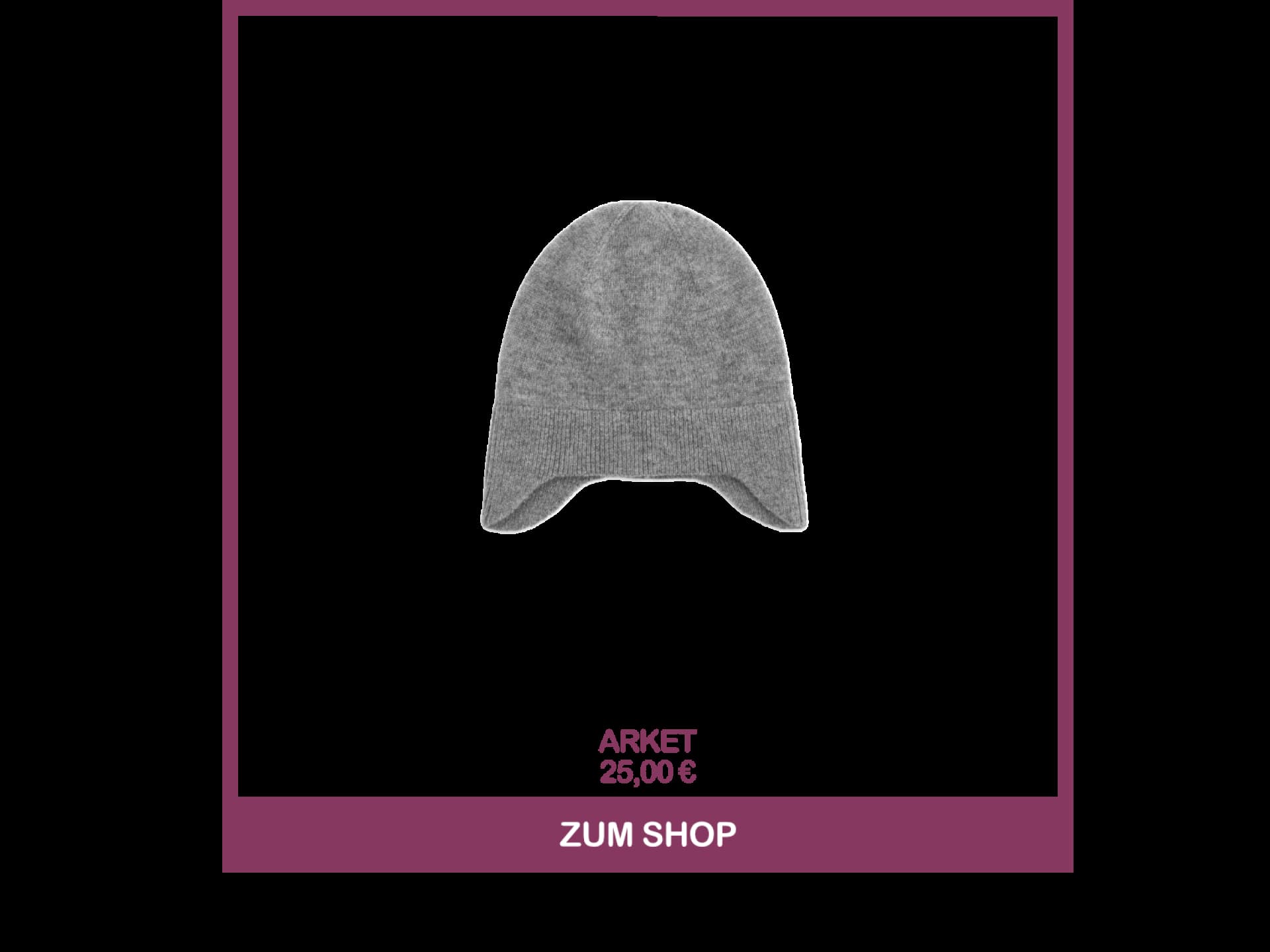 Beanie aus Kaschmirmischung von Arket