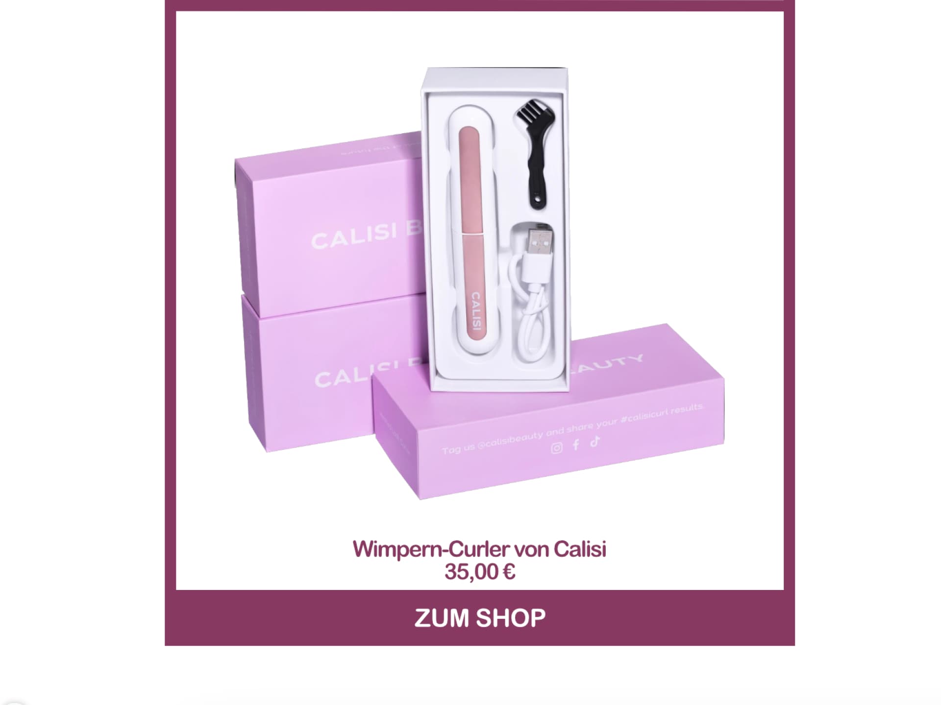 Wimpern-Curler von Calisi