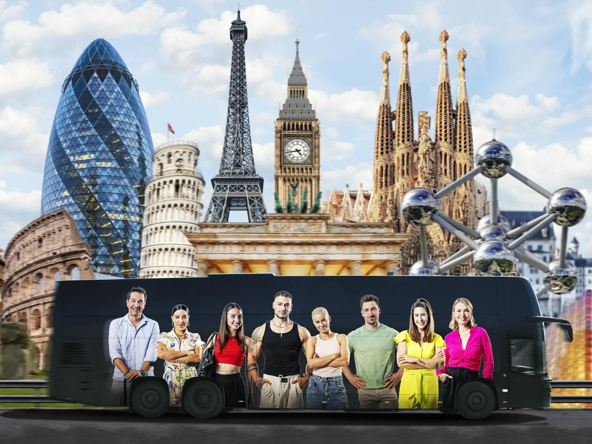 "Destination X" ist eine neue Promi-Show Die TeilnehmerInnen von "Destination X"