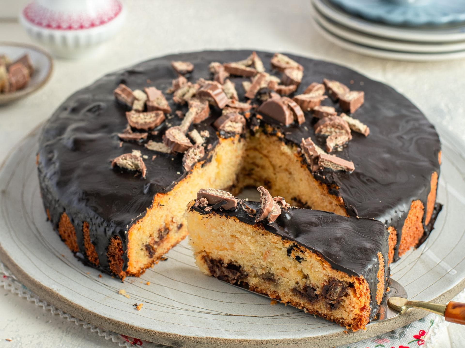 Duplo-Kuchen mit Birne 