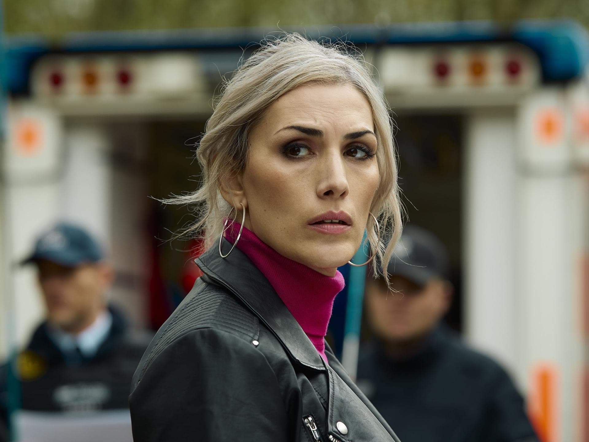 Im "Seeland"-Krimi spielt Hayal Kaya die Rolle der Elena Barin Hayal Kaya in "Seeland – Ein Krimi vom Bodensee: Dämonen"