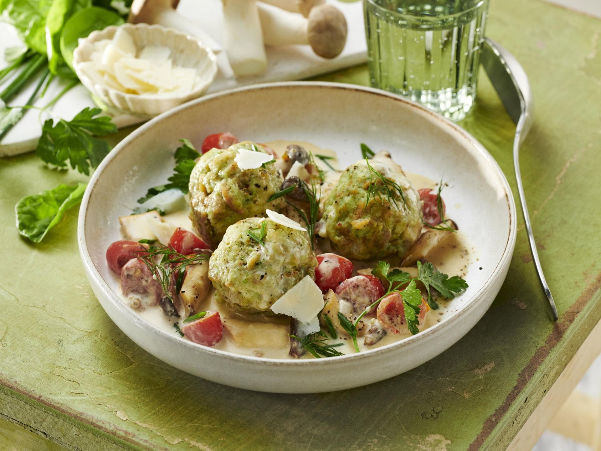 Kräuterknödel 
