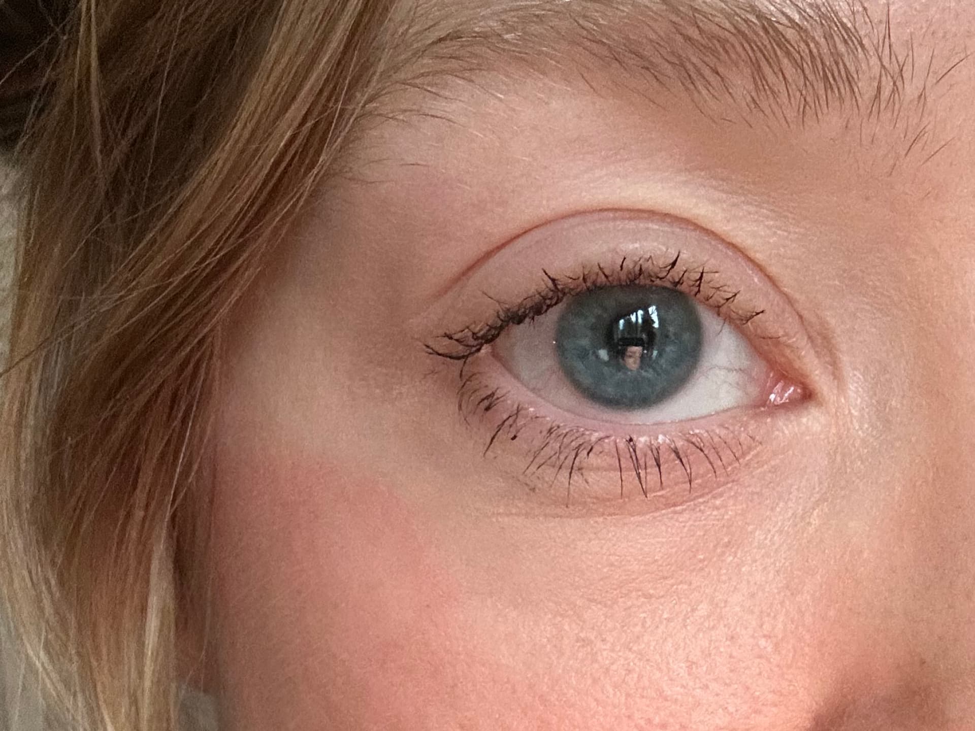 Mascara-Test - Meine Wimpern nach einmaligem Tuschen mit der Lengthening Mascara von Judith Williams