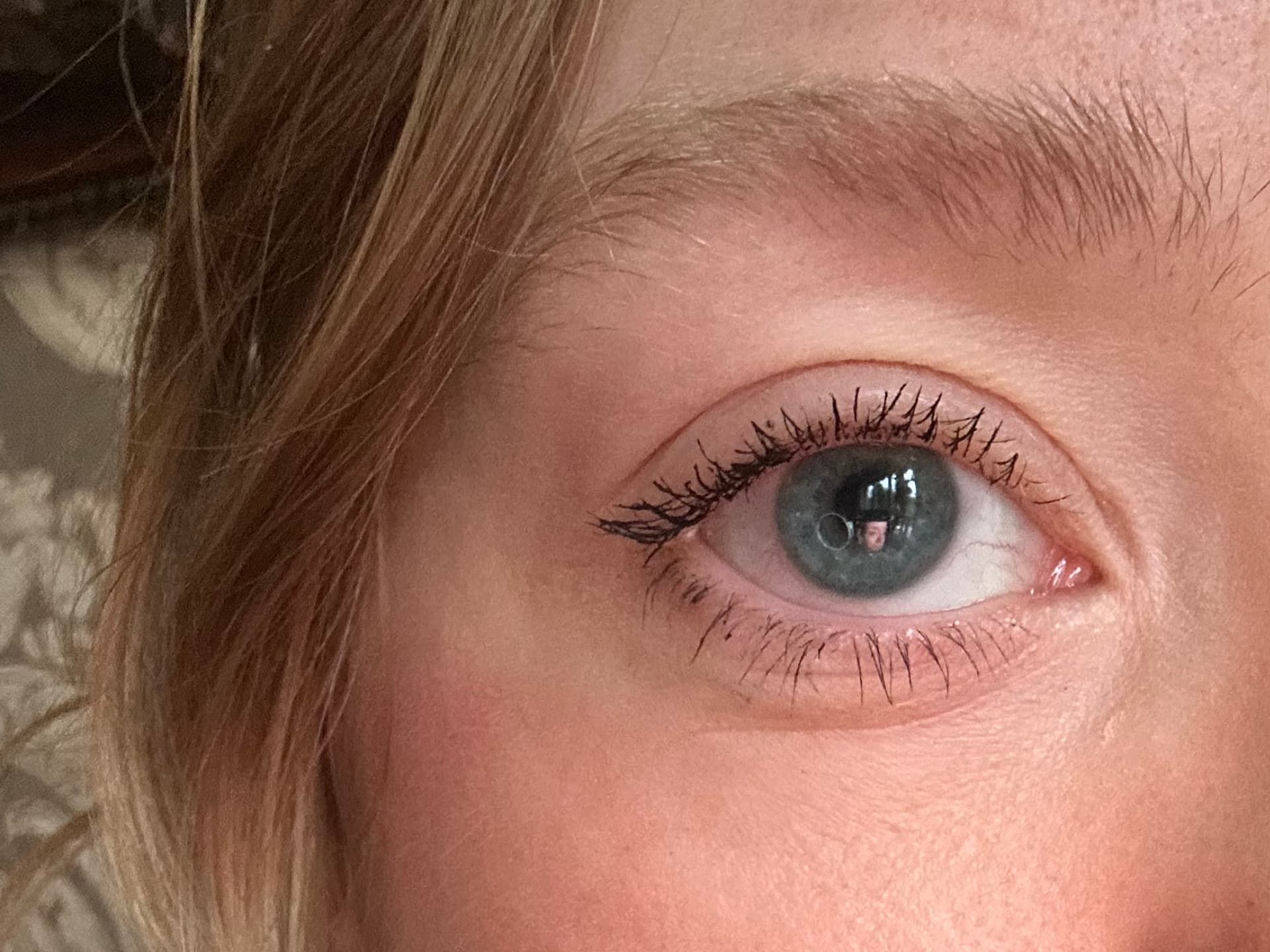 Mascara-Test - Meine Wimpern nach zweimaligem Tuschen mit der Lengthening Mascara von Judith Williams