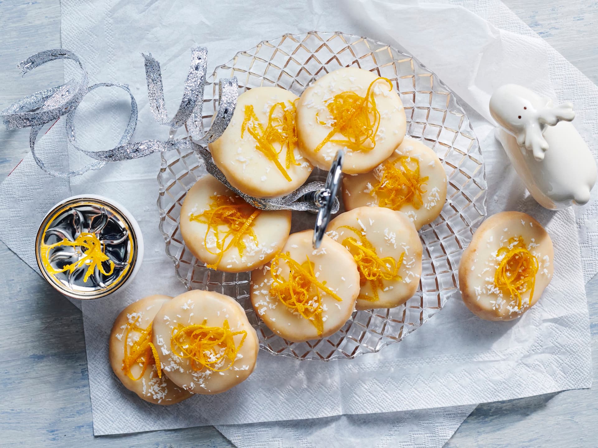 Saftige Orangenplätzchen