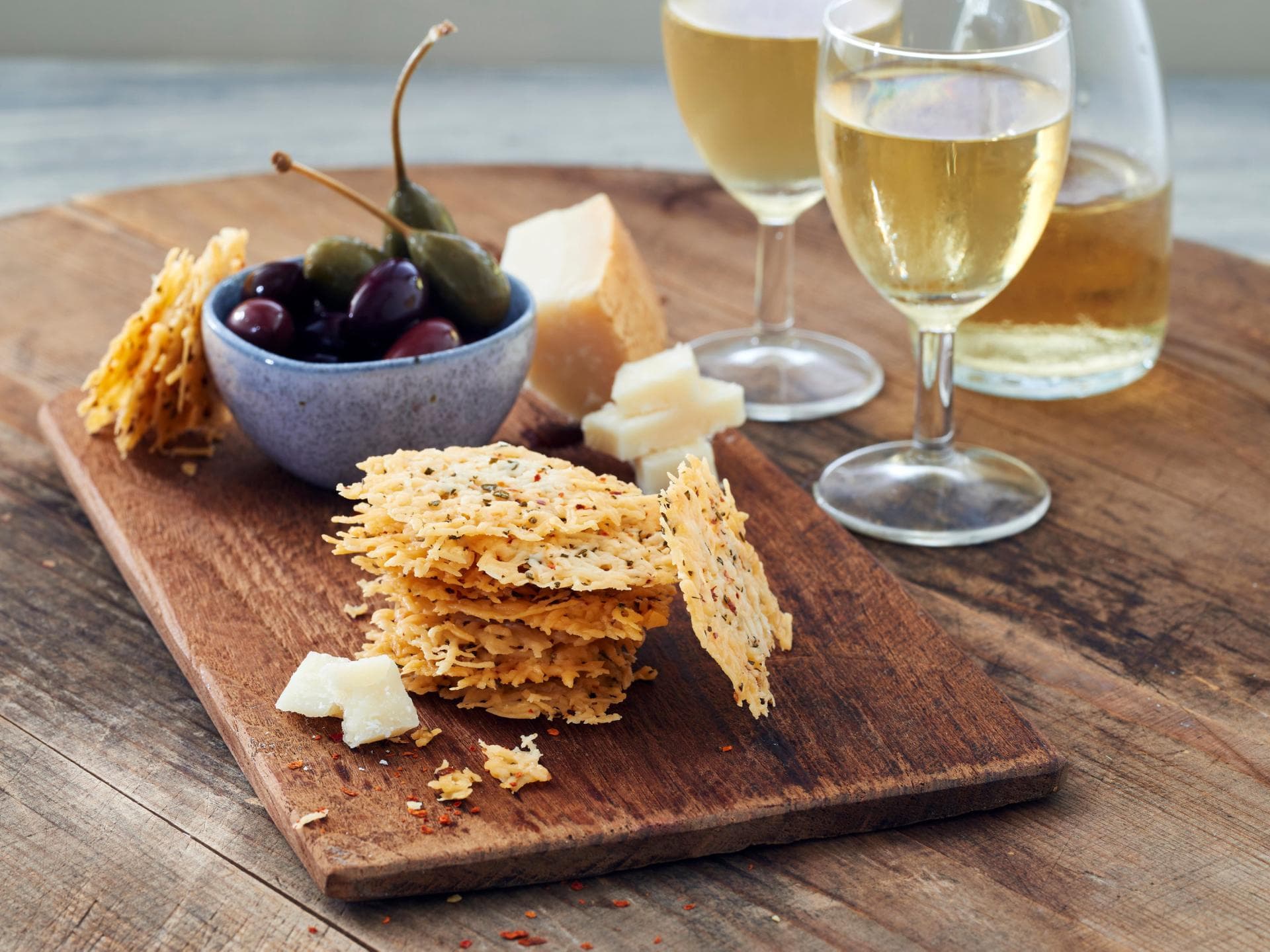 Parmesan-Rosmarin-Chips 