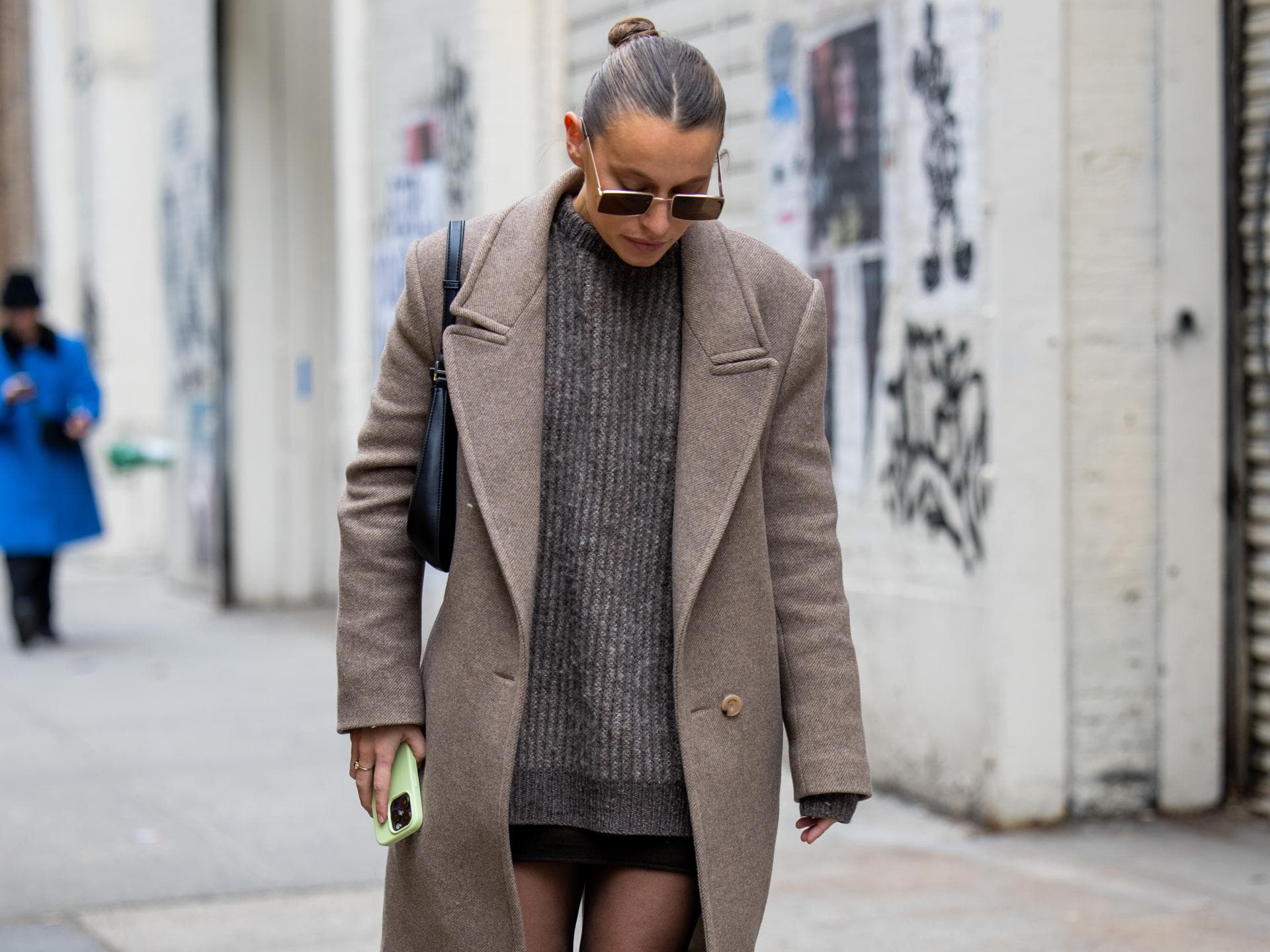 Strickkleid im Streetstyle