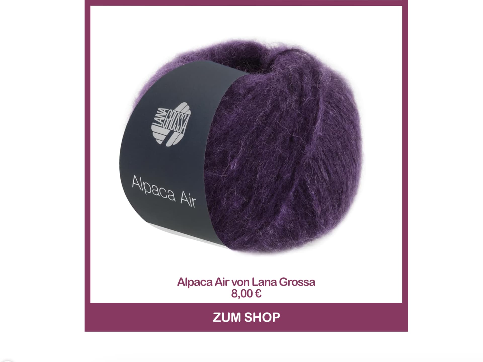 Strickgarn Alpaca Air von Lana Grossa