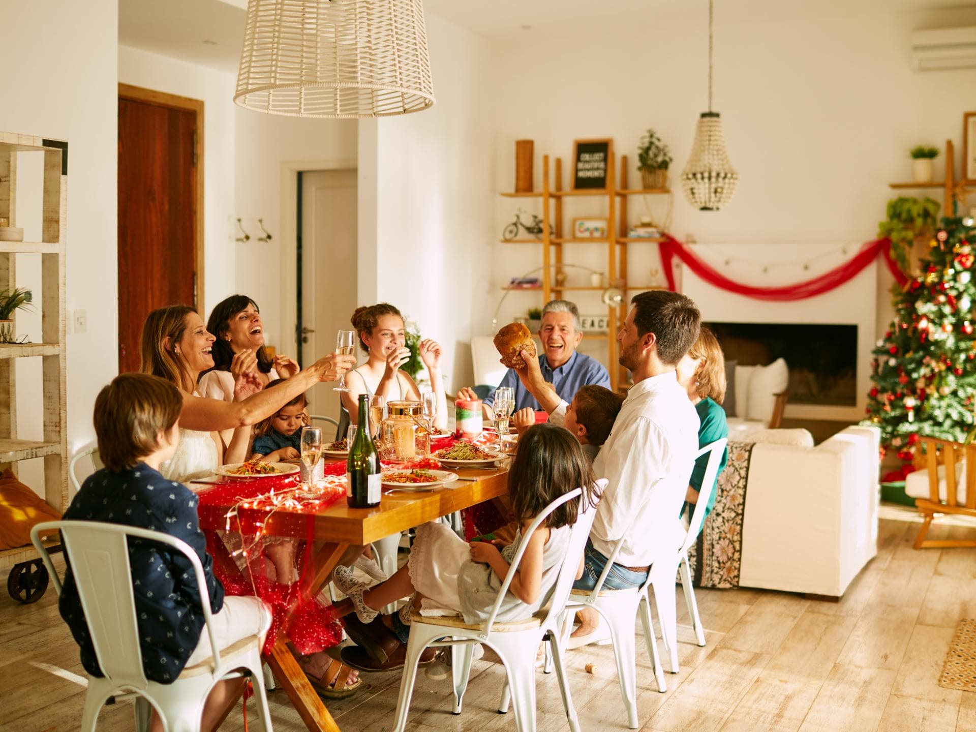 Einfaches Weihnachtsessen für 10 Personen