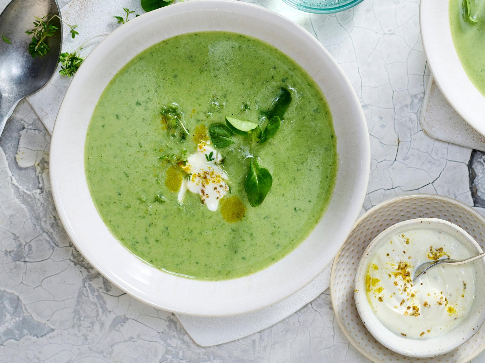 Kartoffel-Kräuter-Suppe 