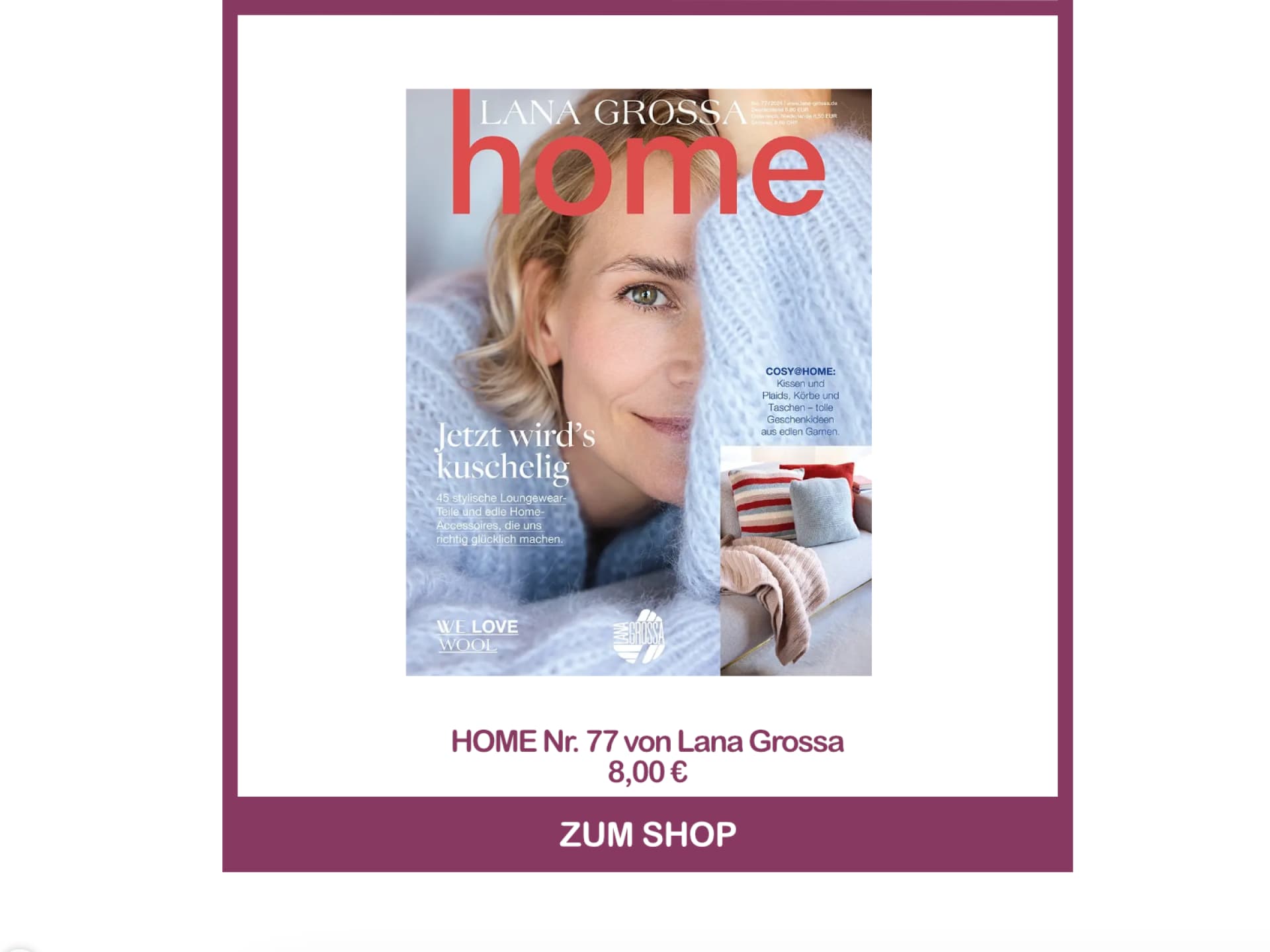HOME Magazin Nr. 77 von Lana Grossa