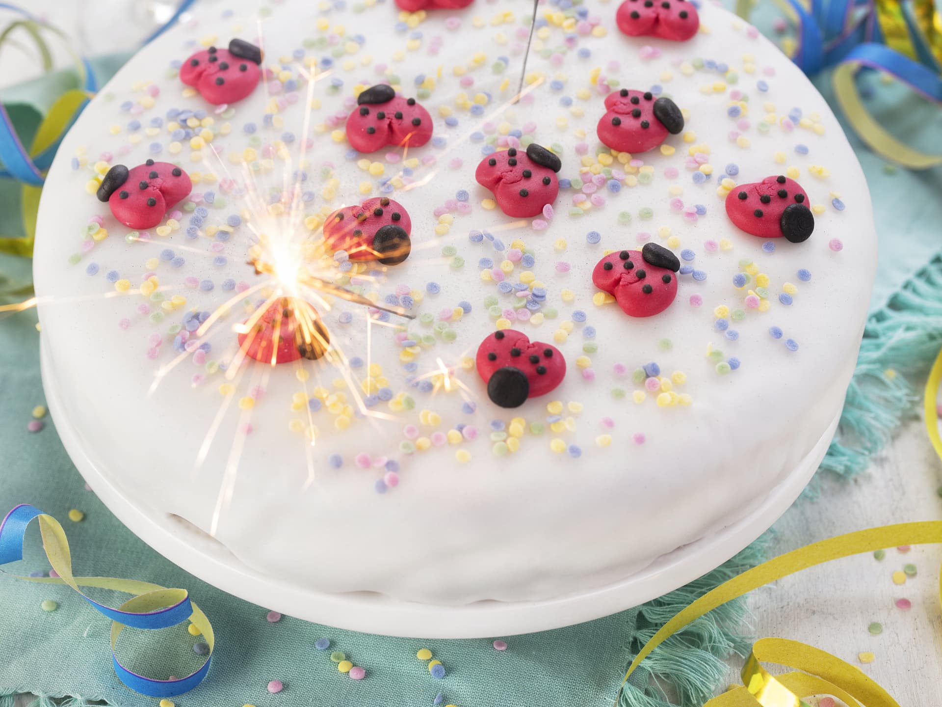 Silvester-Torte mit Marinis