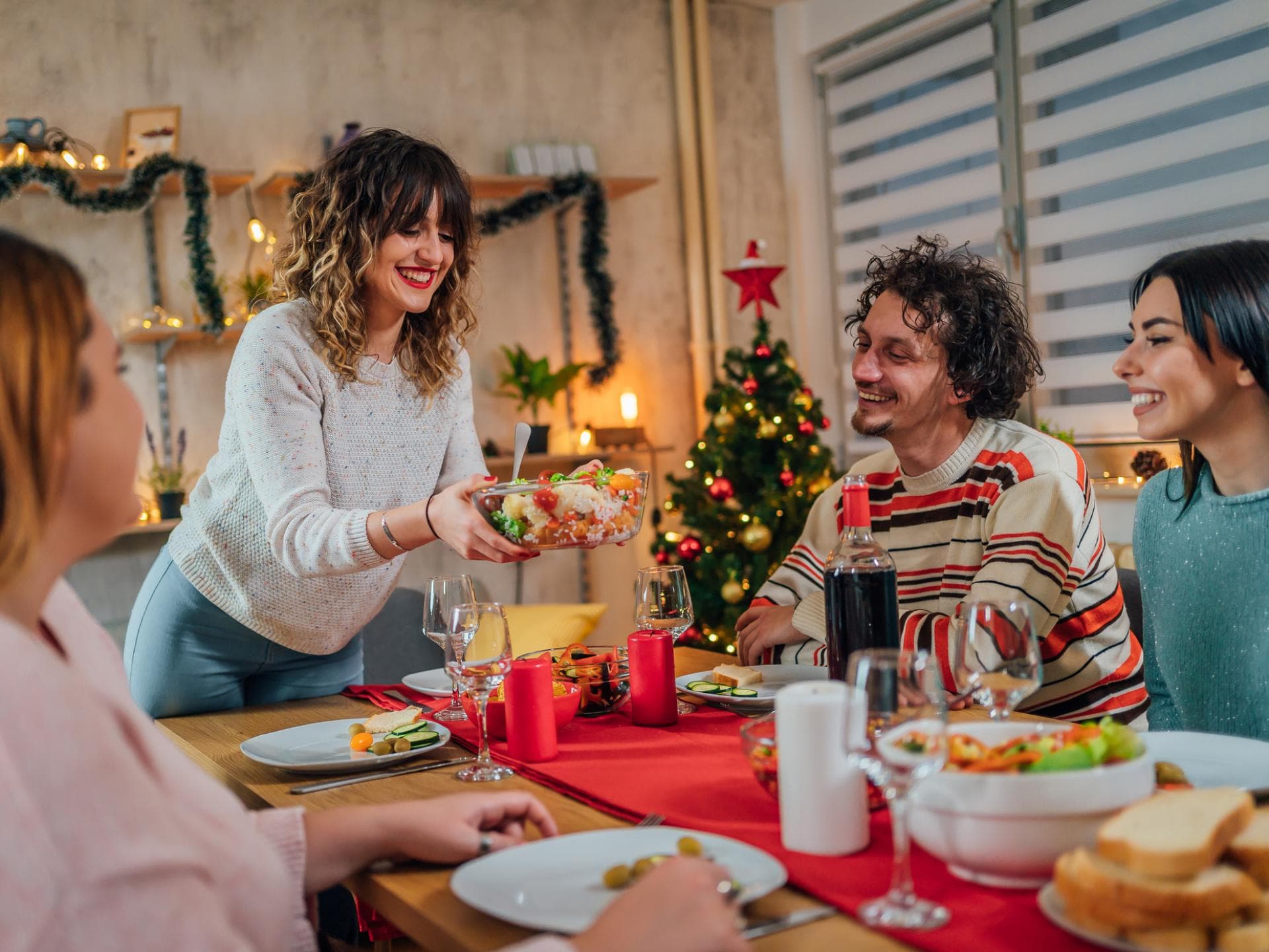 Vegetarisches Weihnachtsessen 