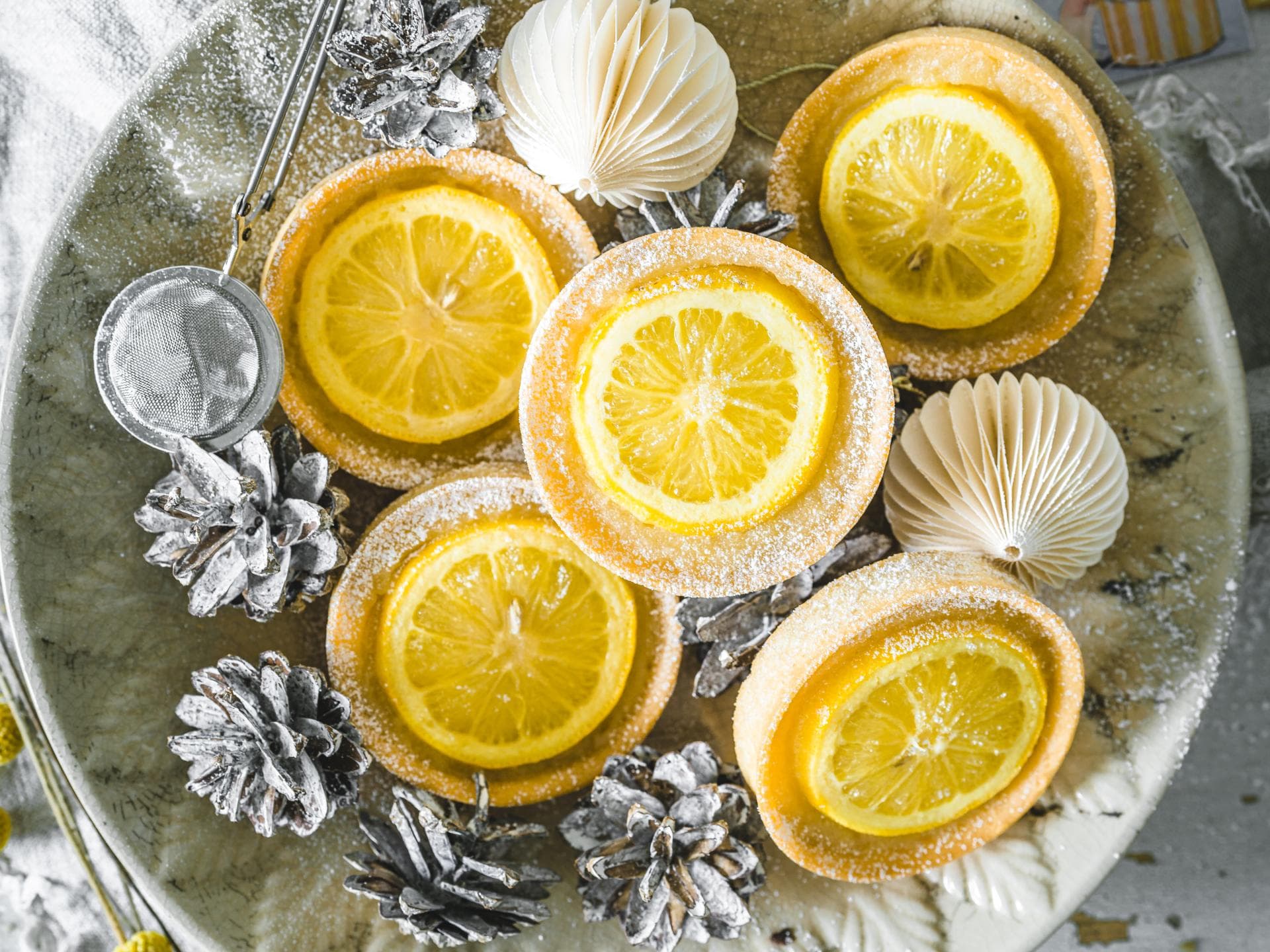 Vegane Zitronen-Tartettes  Vegane Zitronen-Tartettes