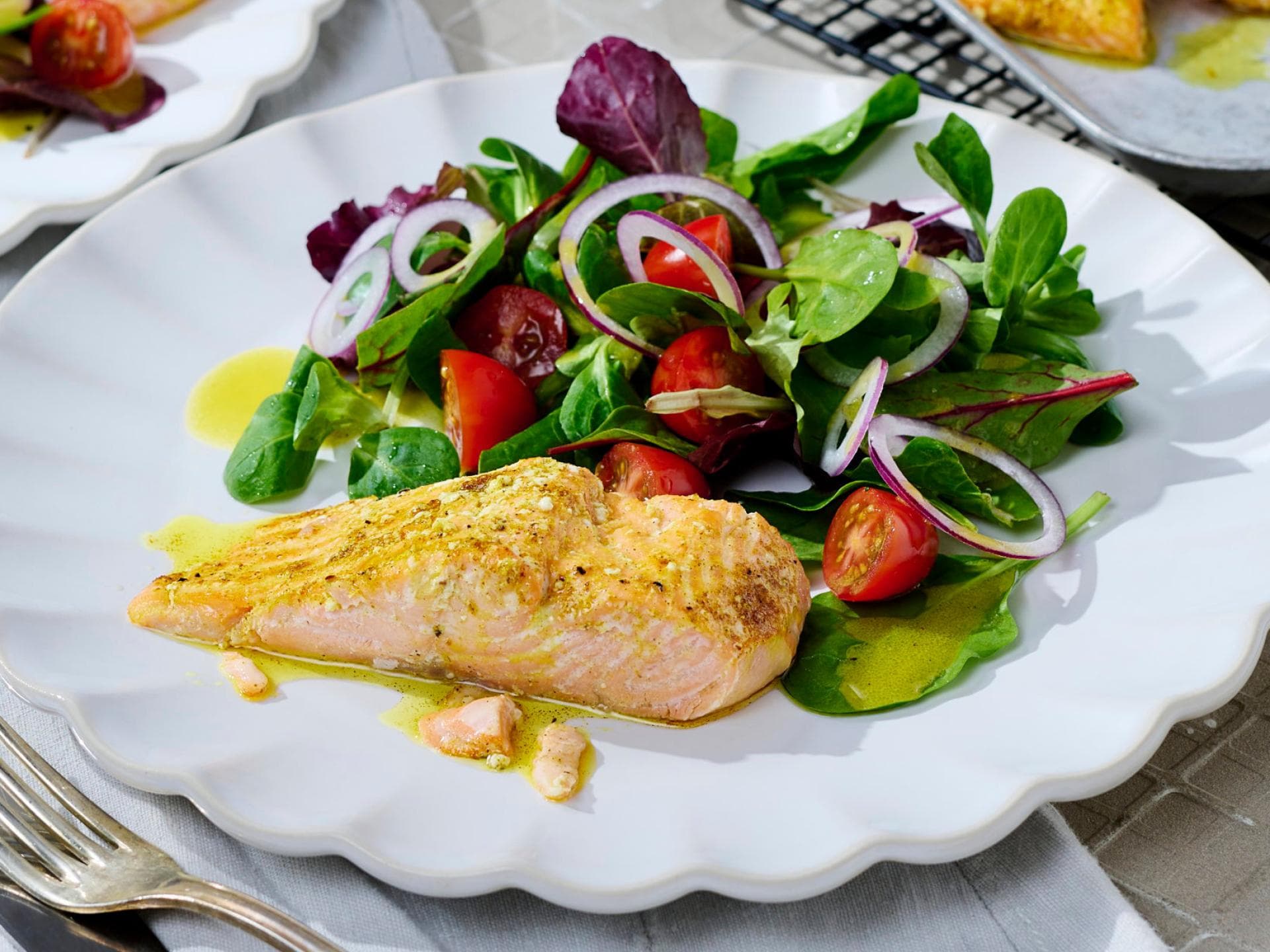 Lachs aus dem Airfryer 
