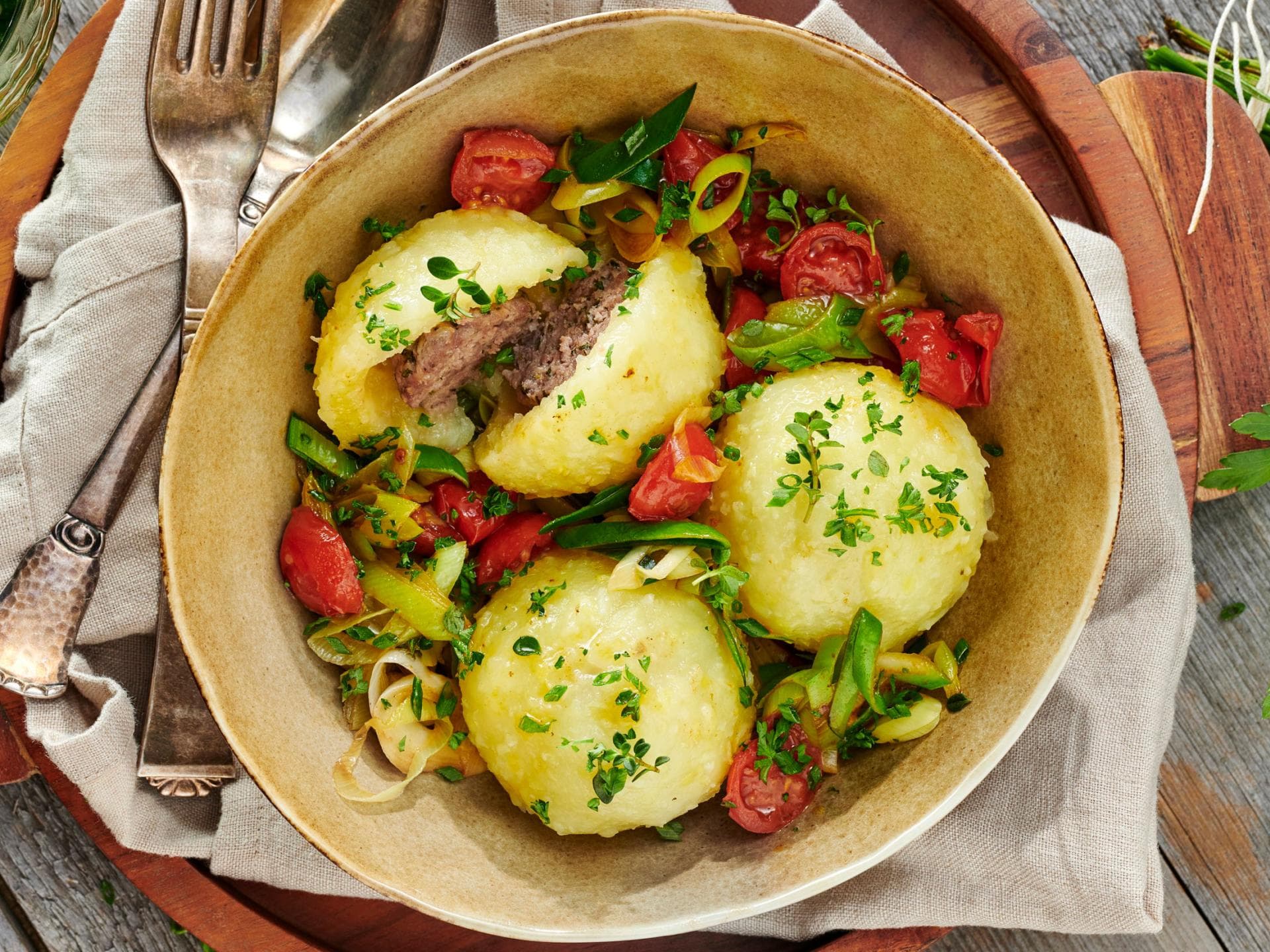 Schnelle Kartoffelknödel 