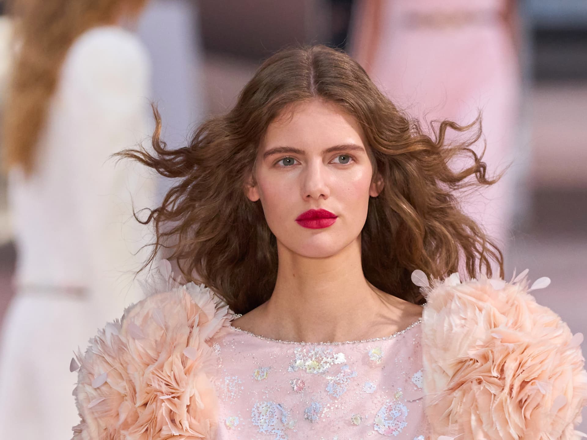Model bei der Spring/Summer 2025 Haute Couture Show von Chanel