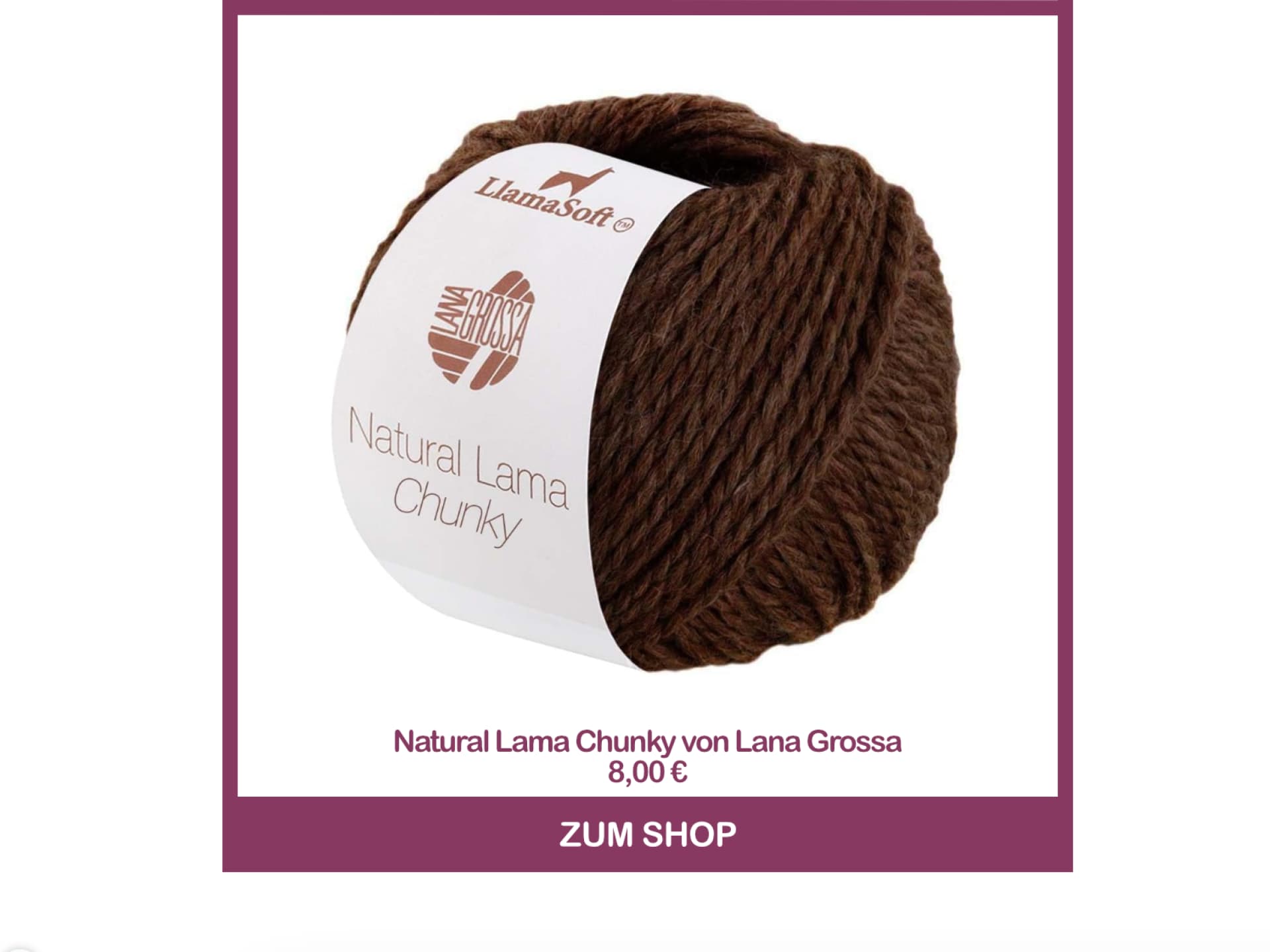 Natural Lama Chunky von Lana Grossa