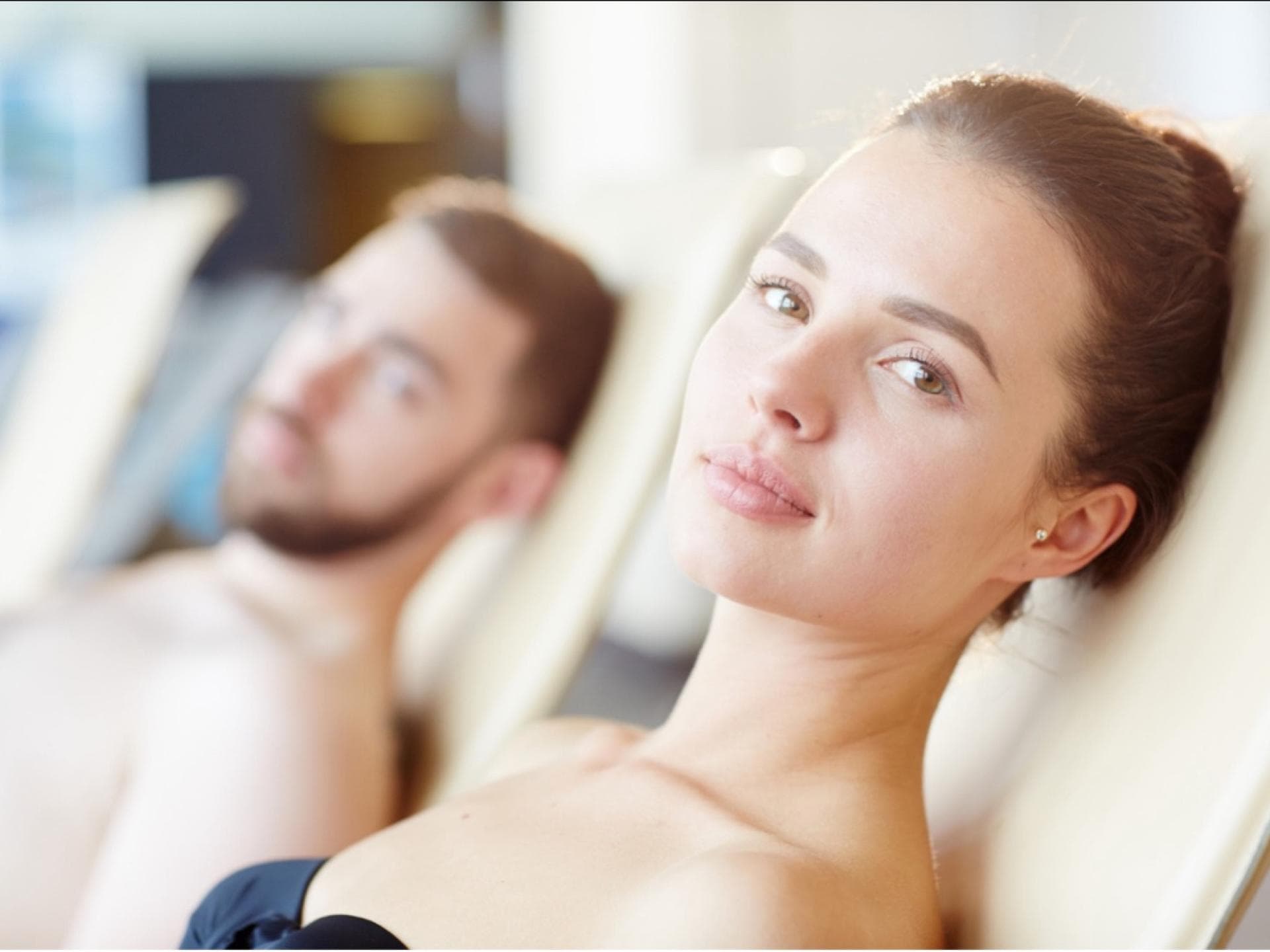 Ein Paar macht Wellness