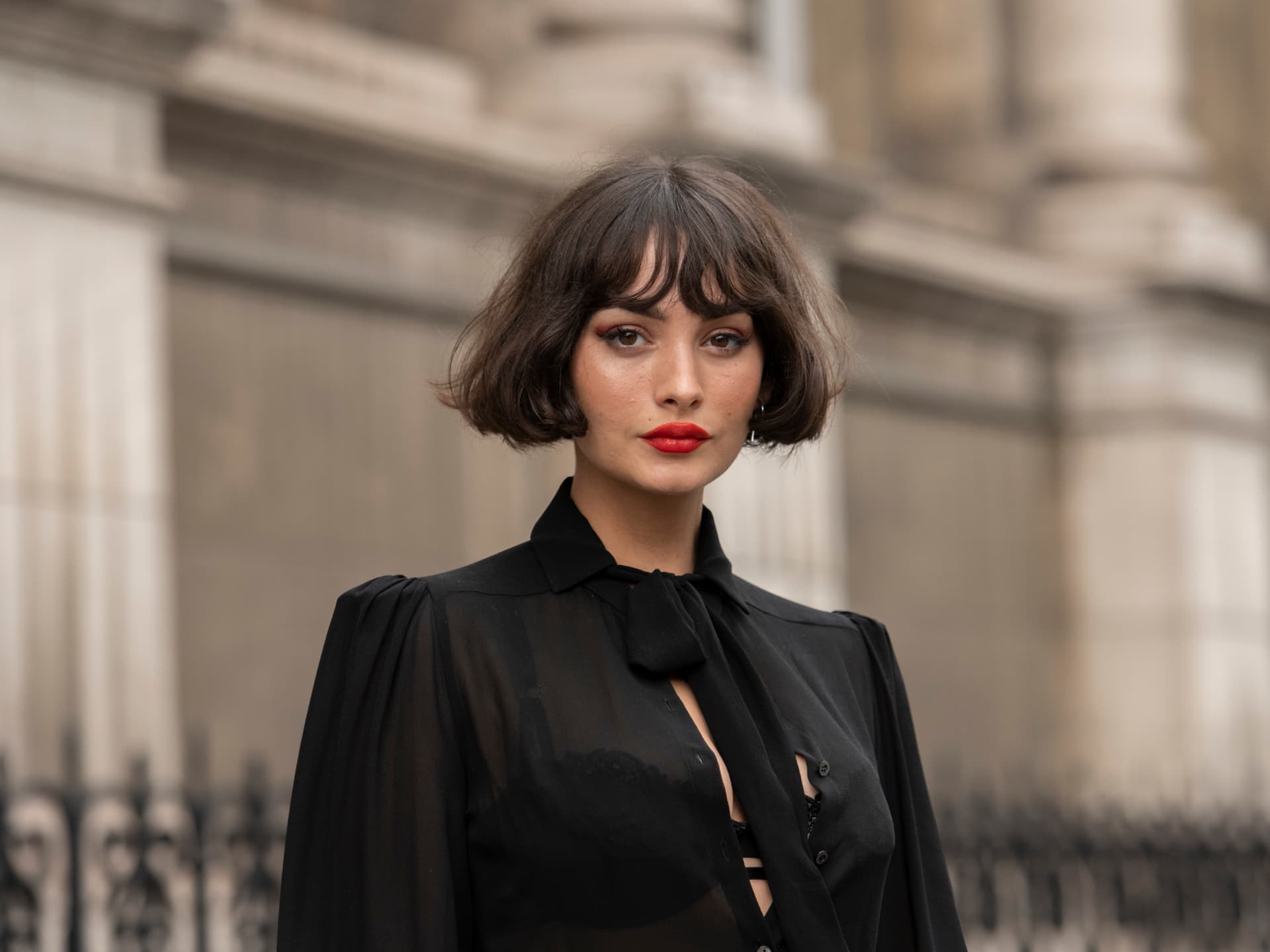 Asymmetrische Frisuren ab 50 - Taylor Lashae mit asymmetrischem French Bob