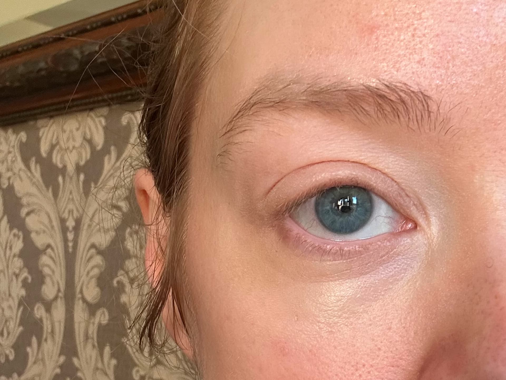 Getönte Augencreme Test - Mein Auge nach dem Auftragen der getönten Augencreme von Typology