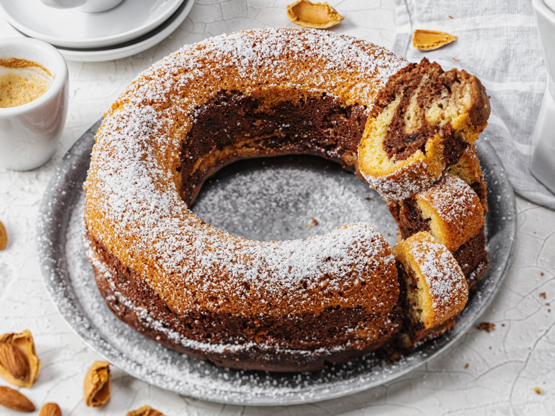 Wie Viel Kalorien Hat Ein Stück Marmorkuchen
