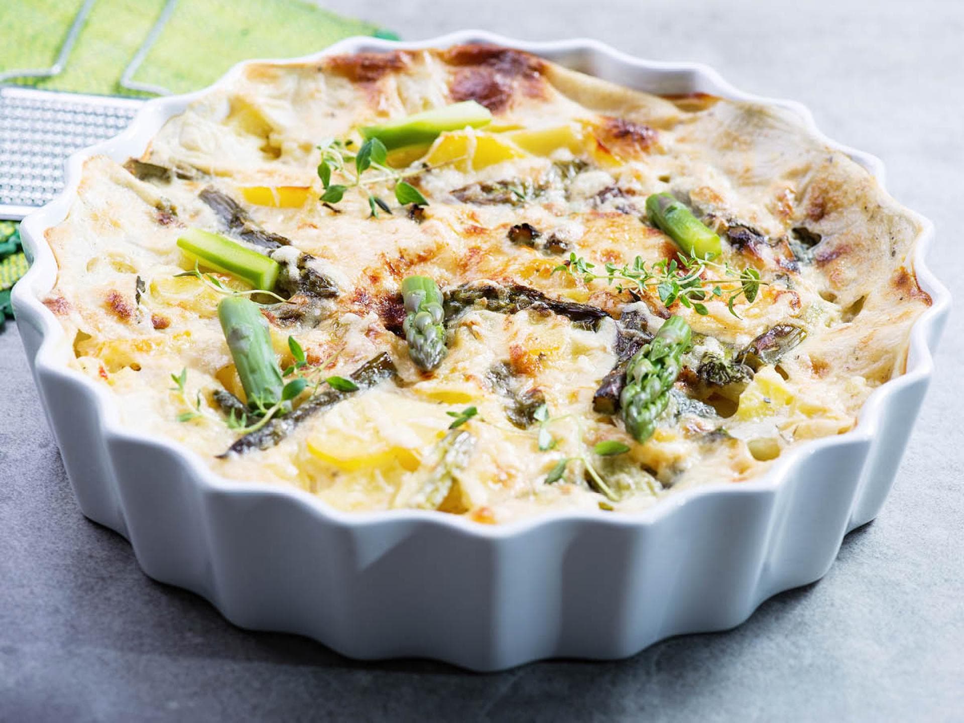 Spargel-Kartoffel-Auflauf