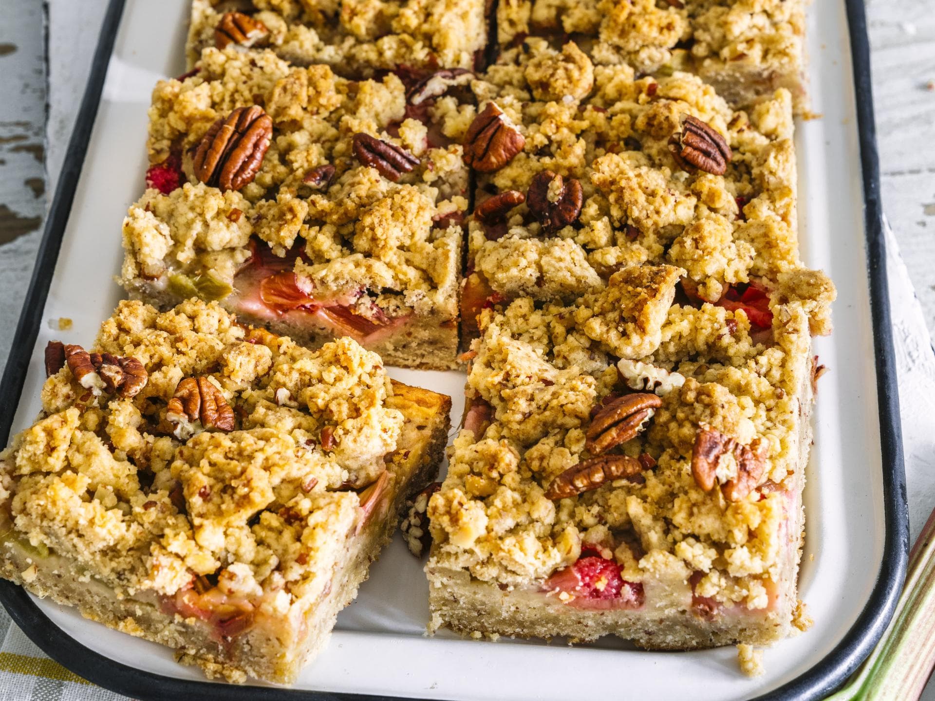 Veganer Rhabarberkuchen  Veganer Rhabarberkuchen