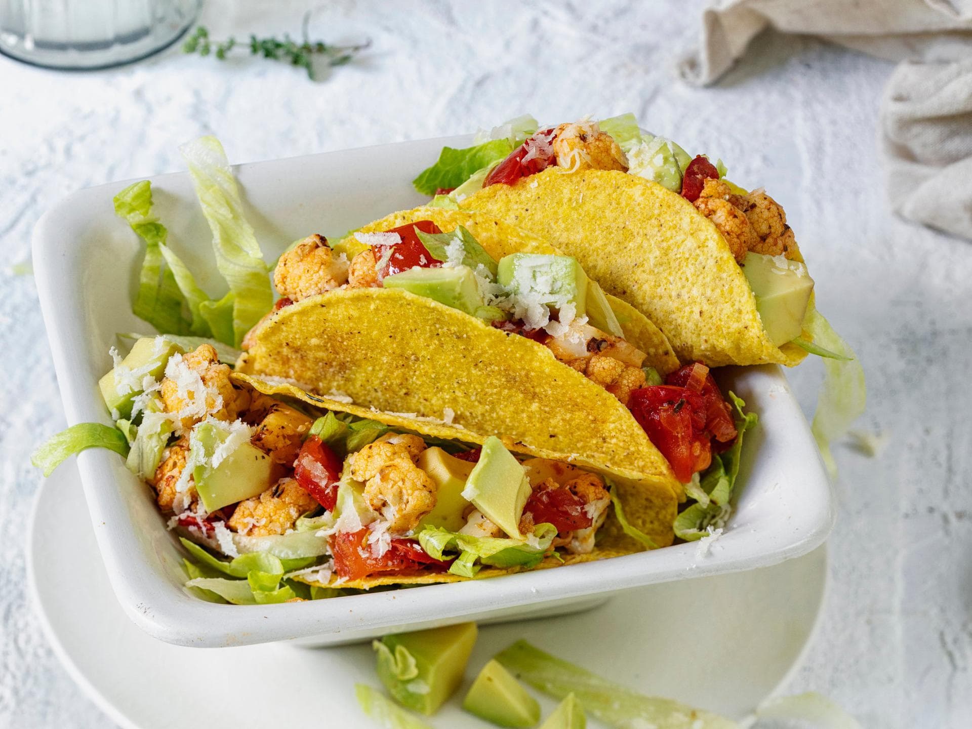Vegetarische Gemüse-Tacos 