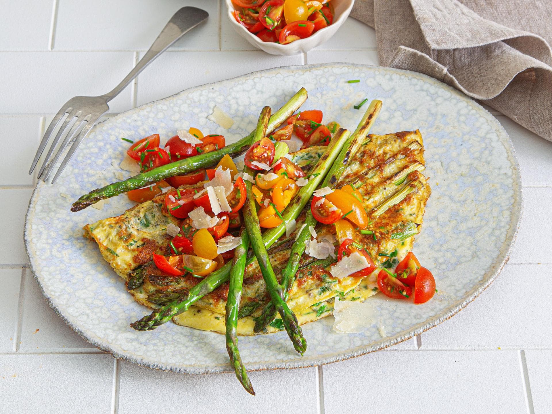 Spargel-Omelett Spargel-Omelett