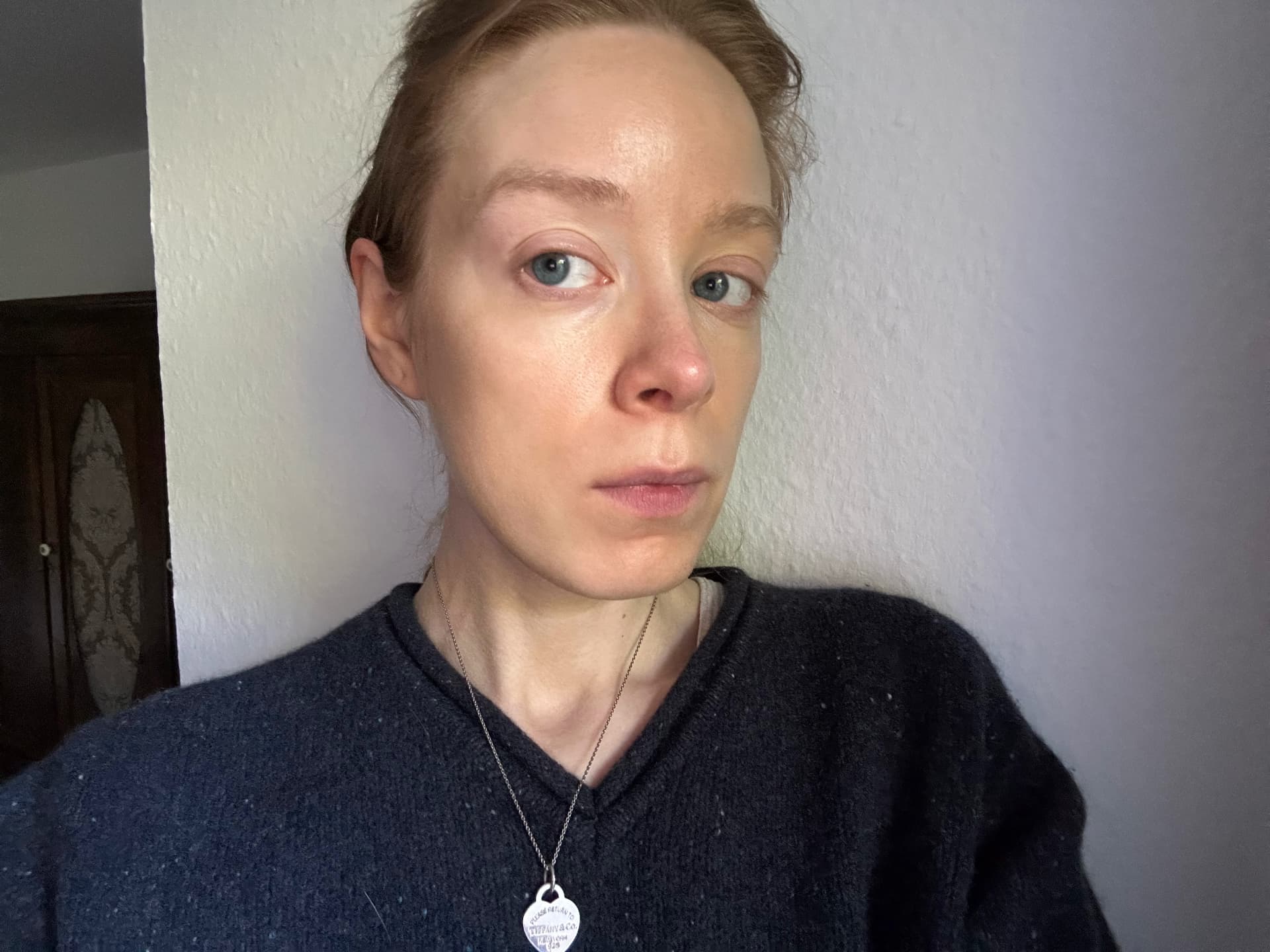Getönte Sonnencreme Gesicht Test - Ultra-Fluid Perfectors SPF 50+ von Avène nachher