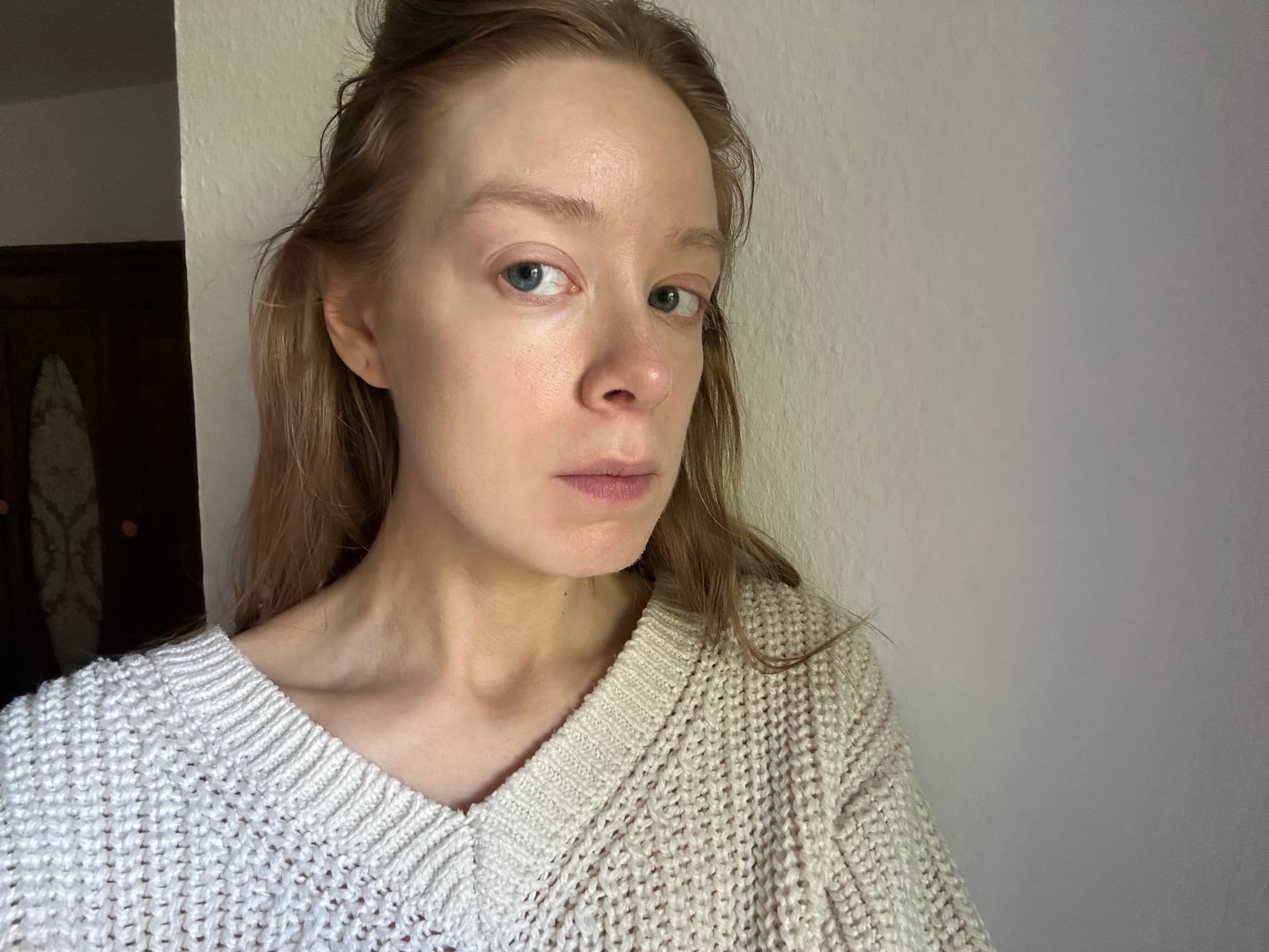 Getönte Sonnencreme Gesicht Test - Hydrating Mineral Sunscreen von CeraVe nachher