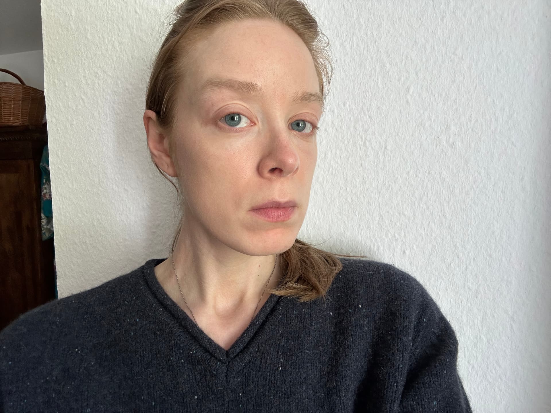 Getönte Sonnencreme Gesicht Test - Fusion Water Color LSF 50 von ISDIN nachher