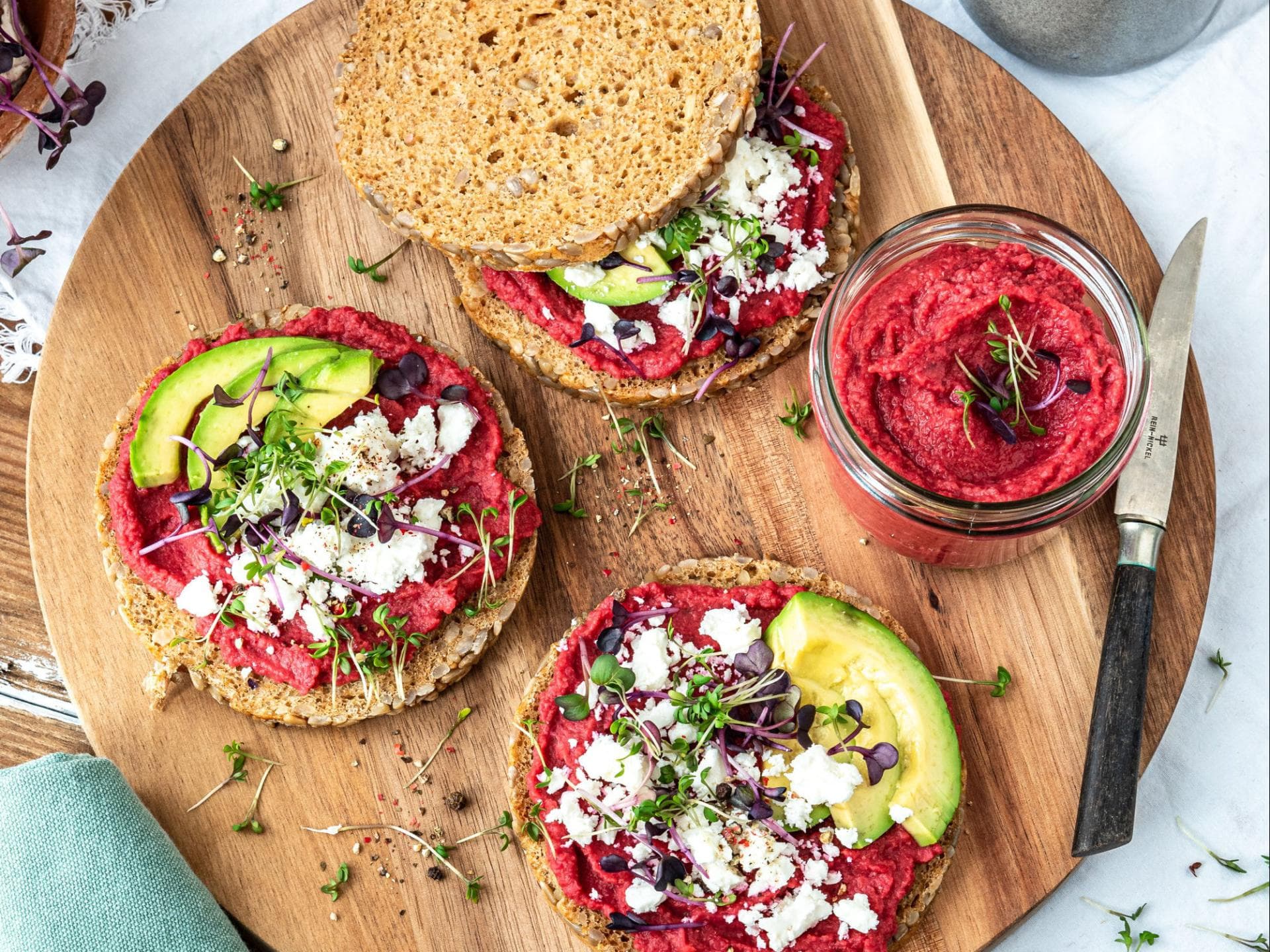Hummus-Sandwich 