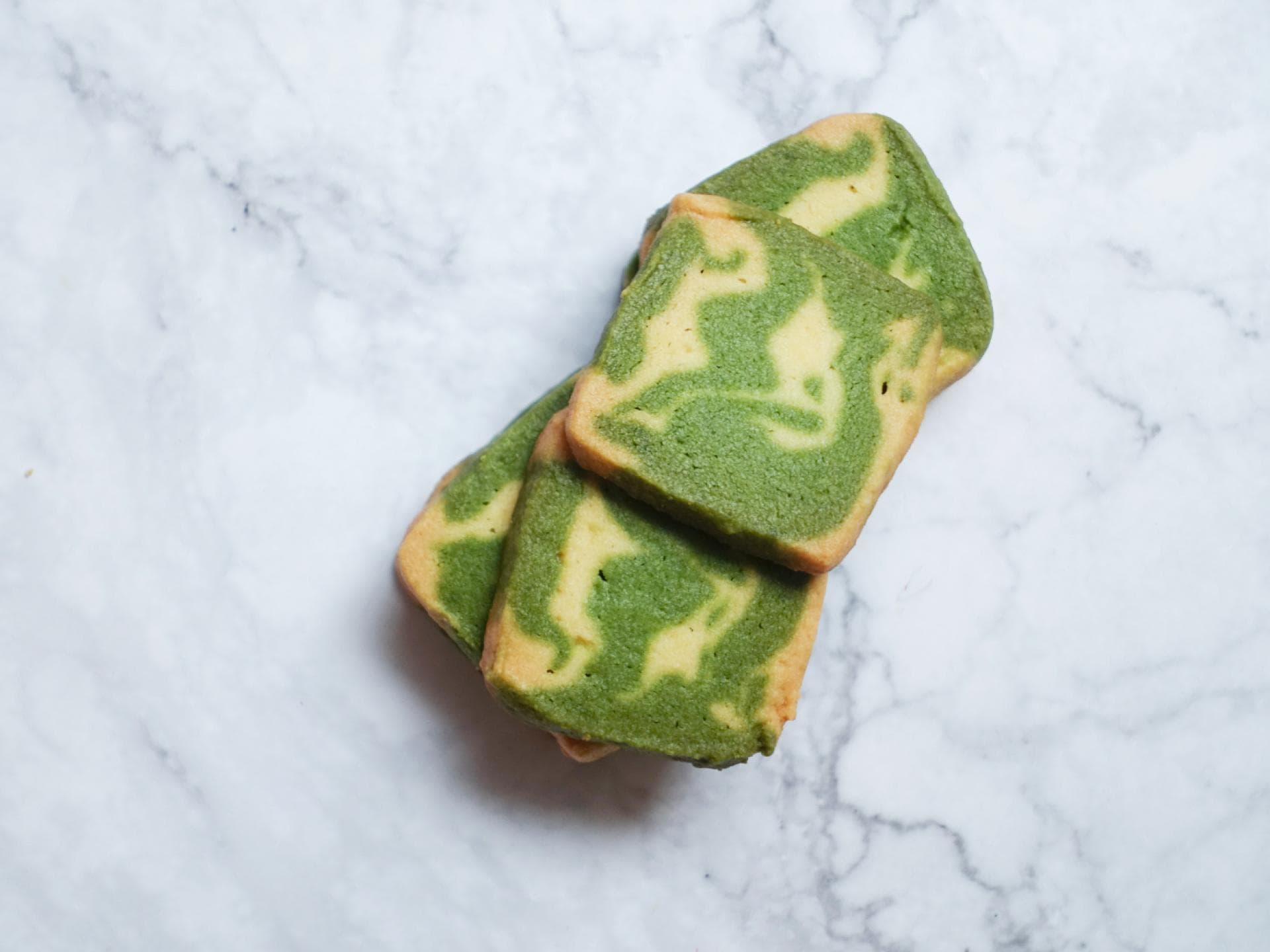 Matcha-Kekse