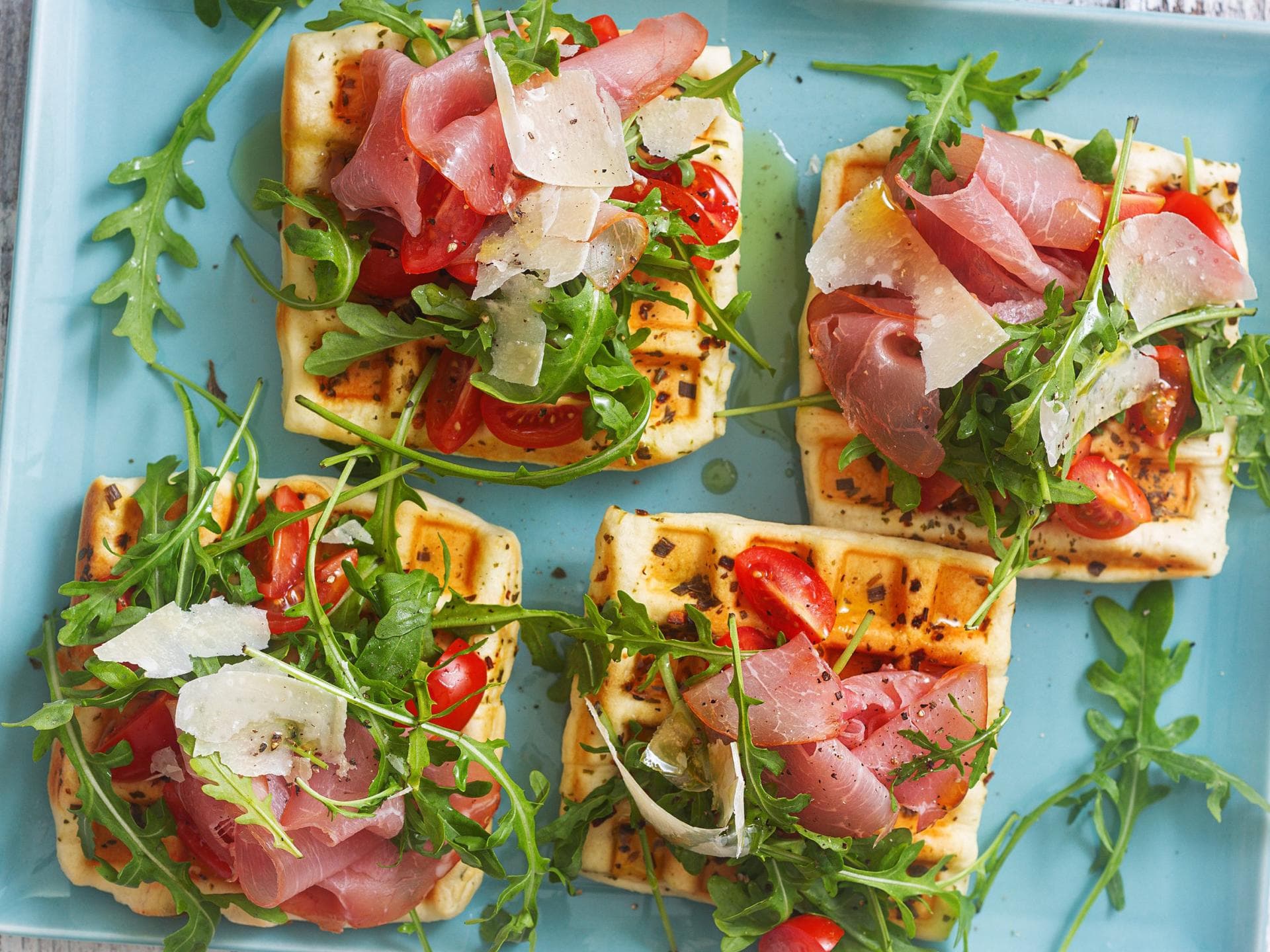 Pizza-Waffeln Pizza-Waffeln