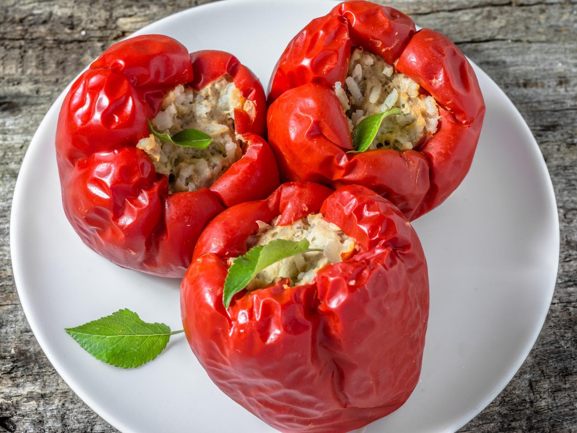 Gefüllte Paprika zum Abnehmen 