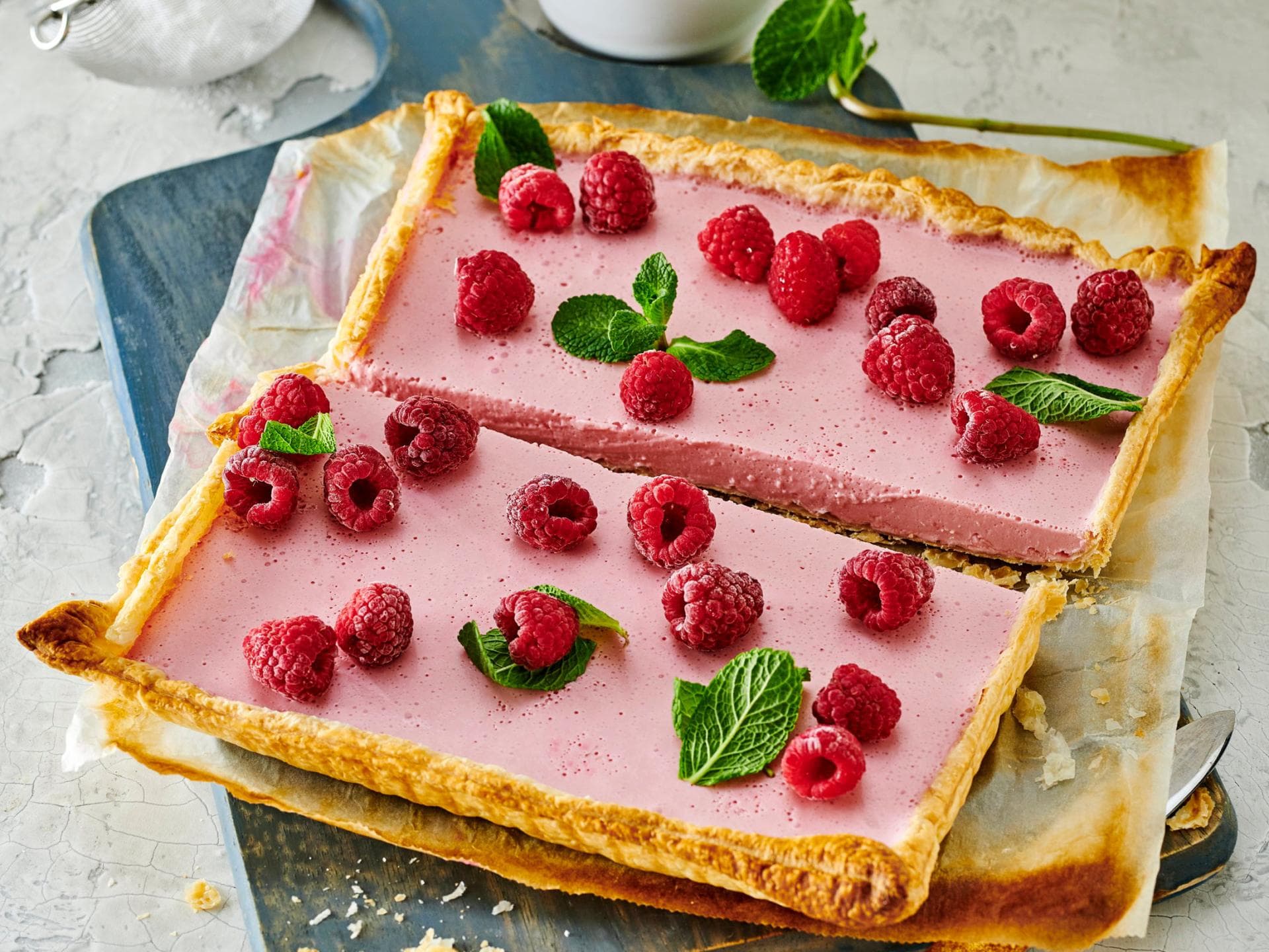 Himbeer-Frischkäse-Tarte 