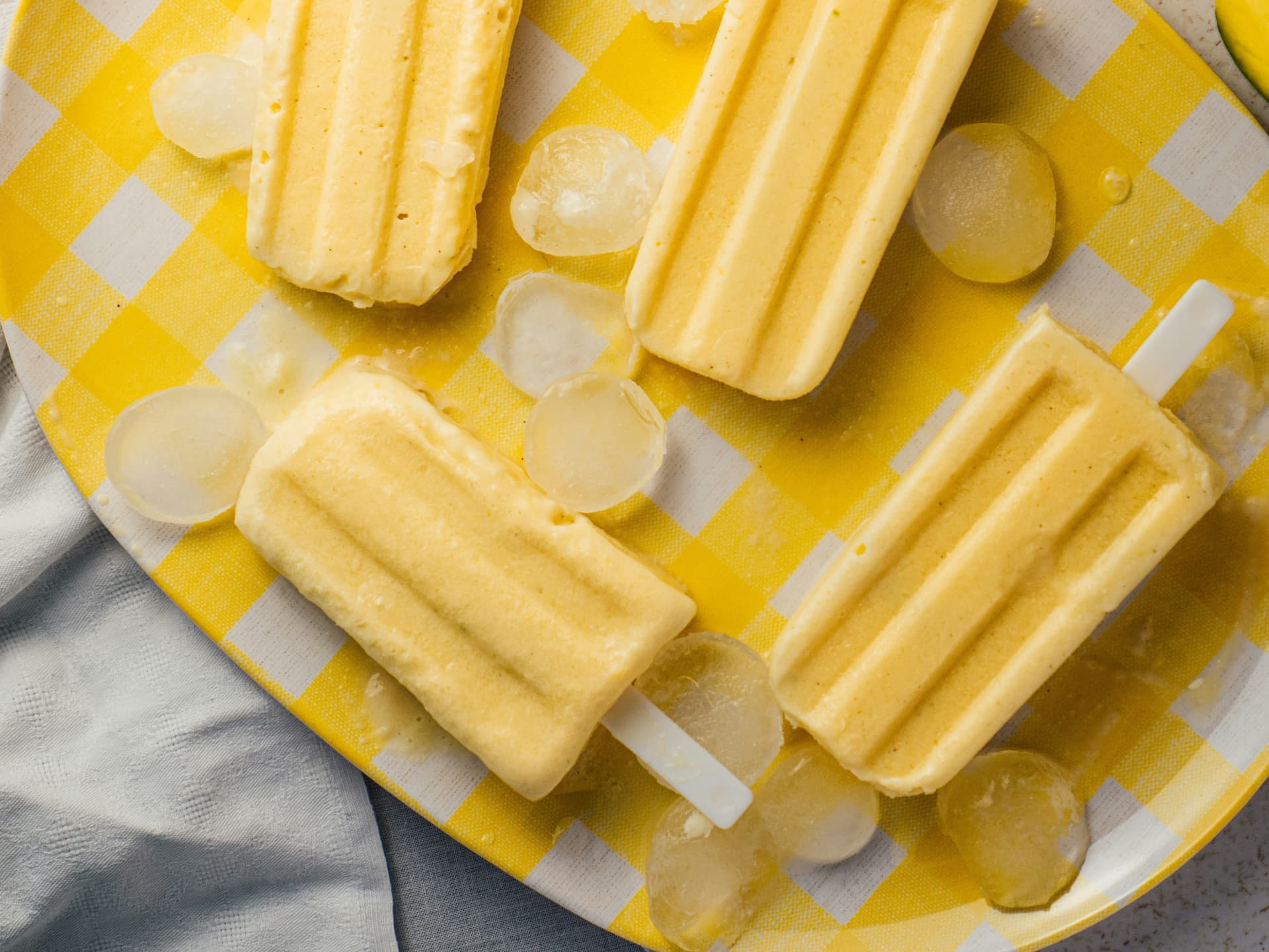 Limoncello Lemon Curd Popsicles
