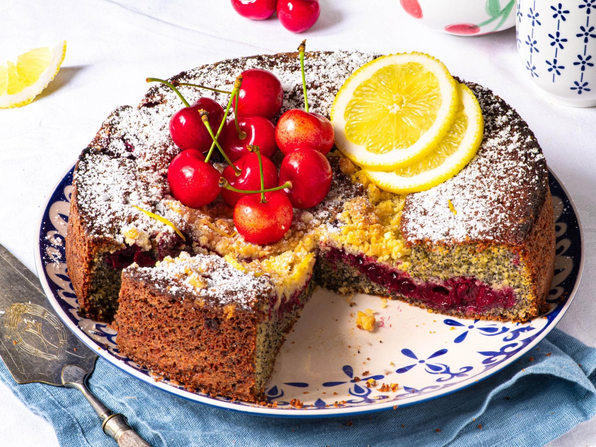Kirsch-Mohnkuchen Kirsch-Mohnkuchen