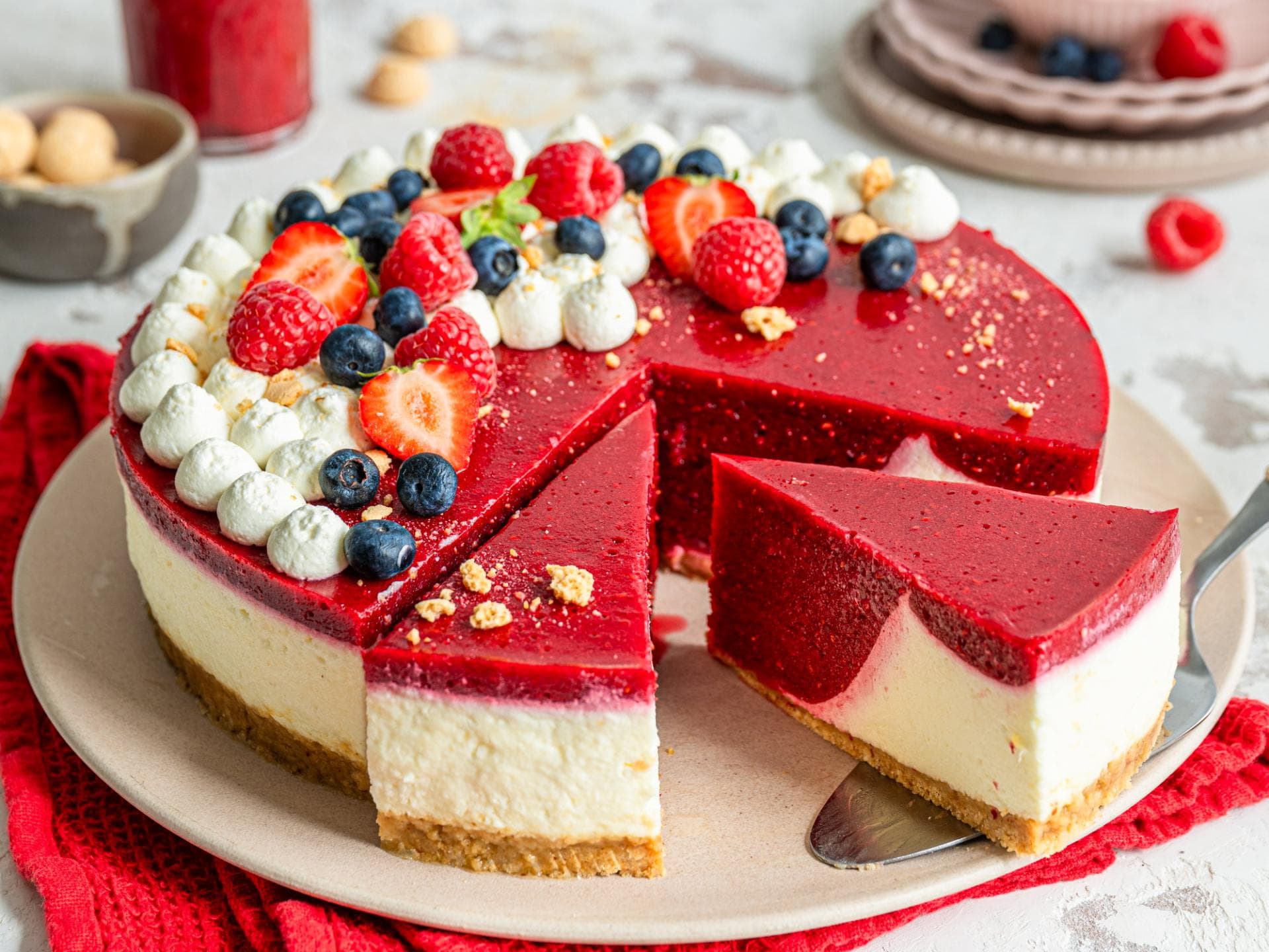 Götterspeisen-Torte Götterspeisen-Torte