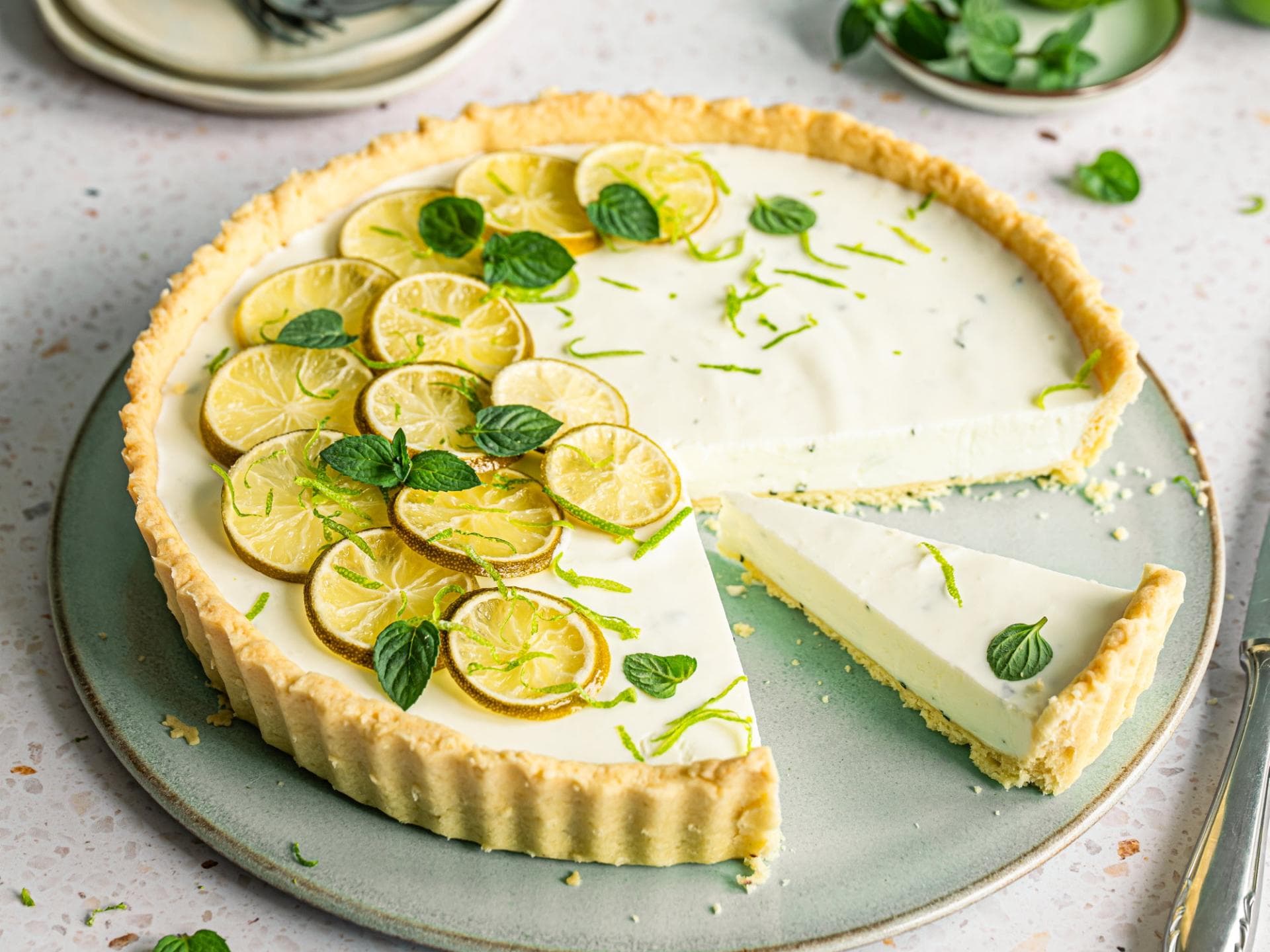 Joghurt-Limetten-Tarte Joghurt-Limetten-Tarte